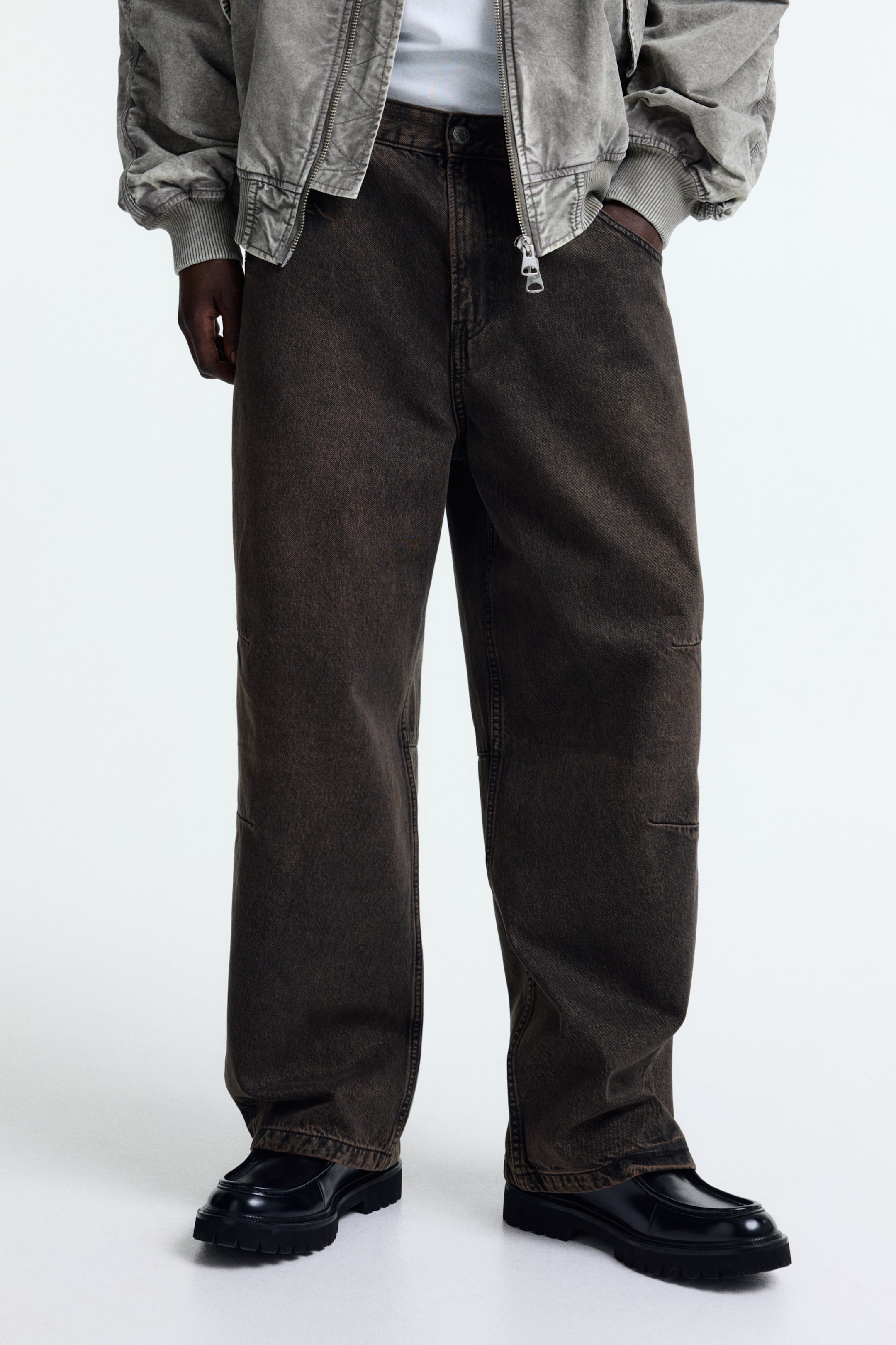 View larger image: Baggy Jeans - Dark brown - Men | H&M US 2