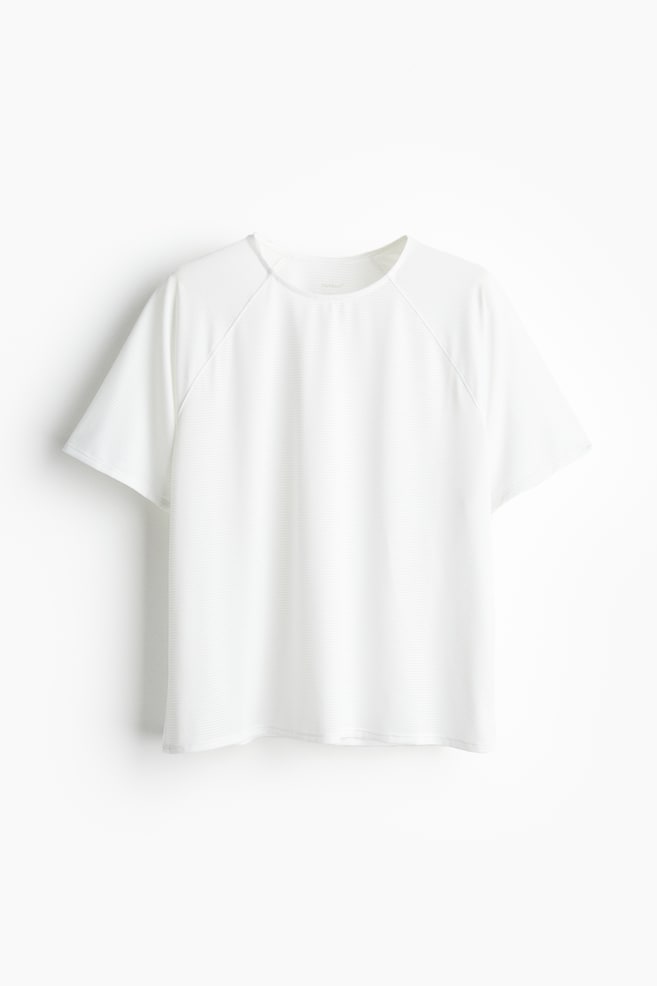 Sports top with DryMove™ - White/Dark grey - 1