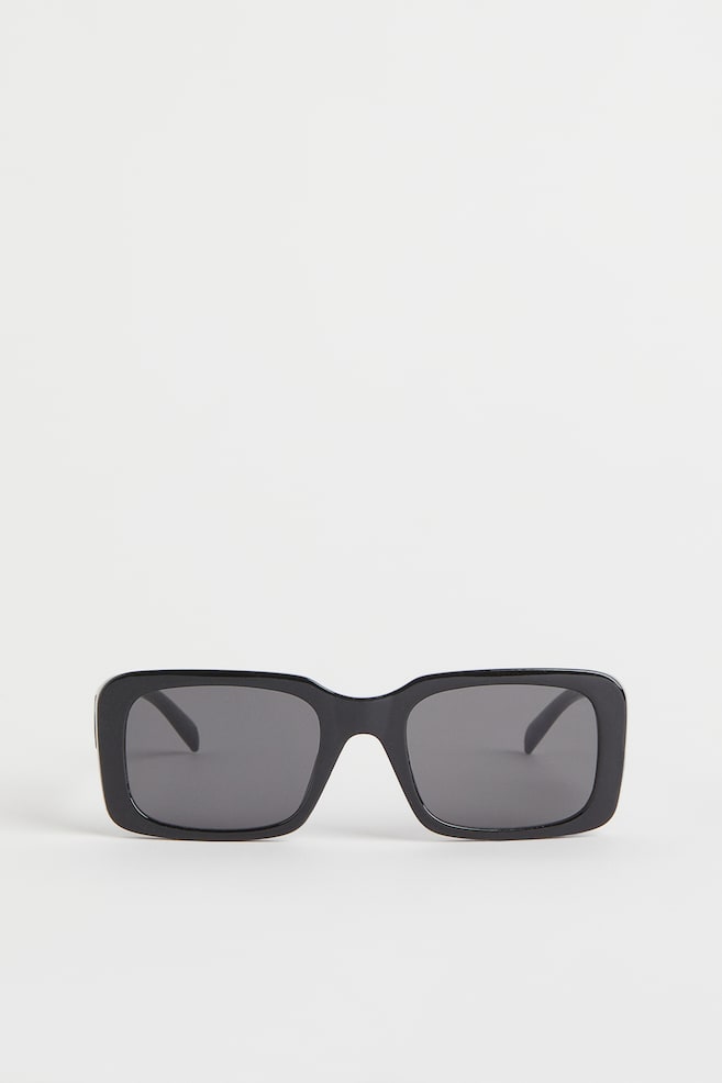 Rektangulære solbriller - Sort/Brun/Skildpaddemønstret - 5