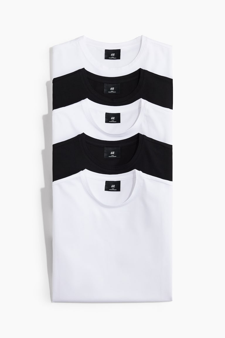 Pet majica Slim Fit