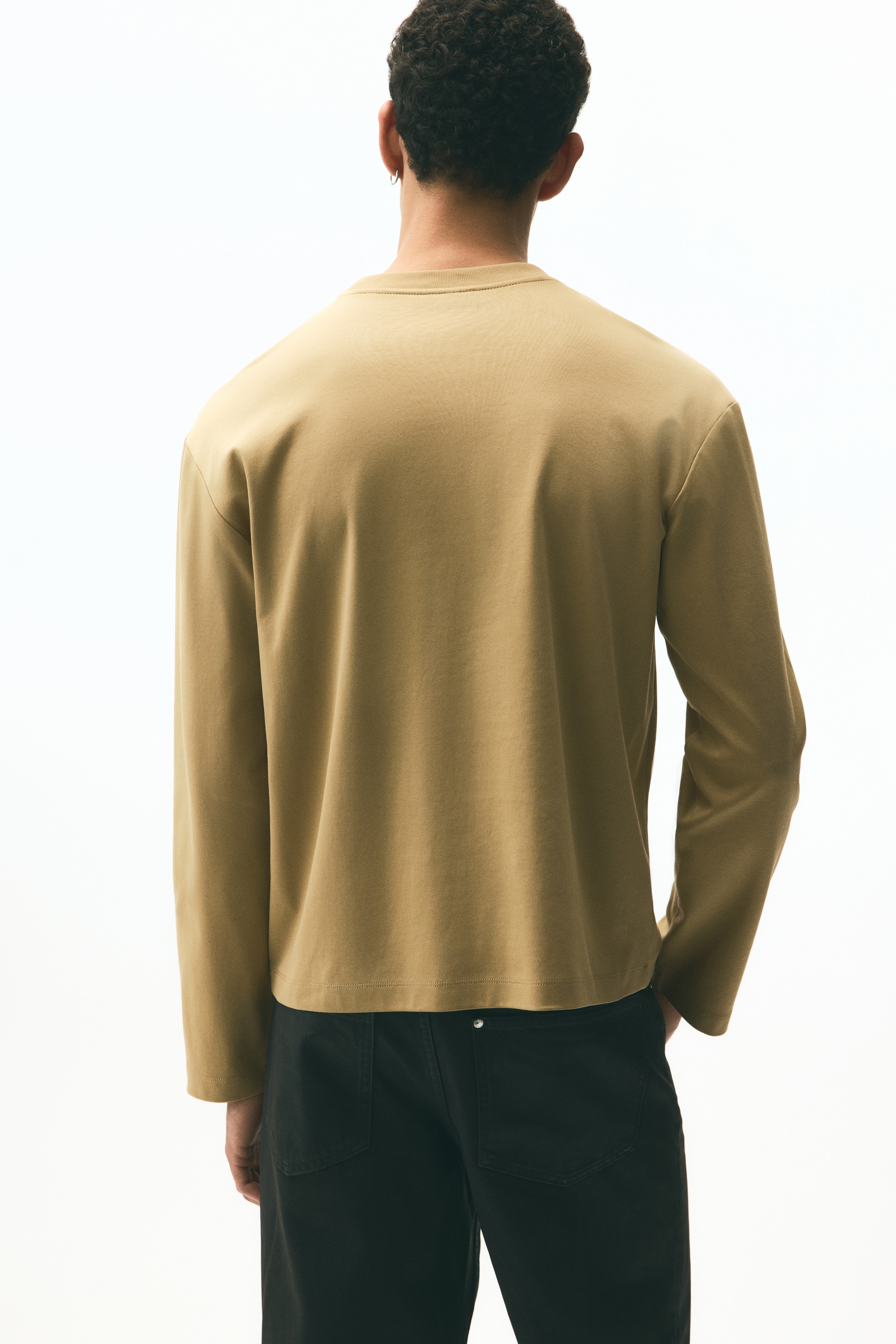 Loose Fit Long-sleeved jersey top