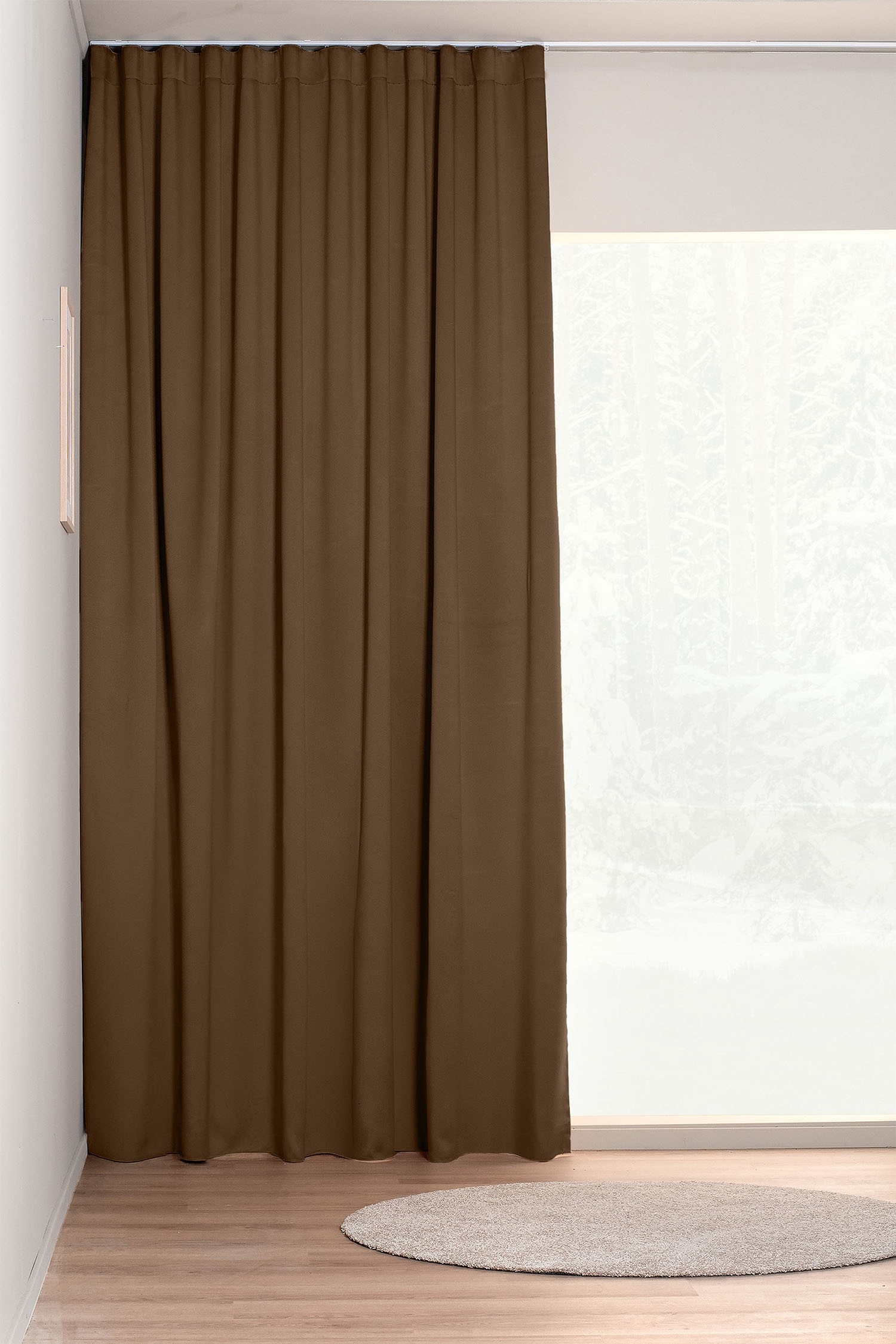 Hasta - Pack De 1 De Cortina Ancho Dokie - Marrón - size: 268x280