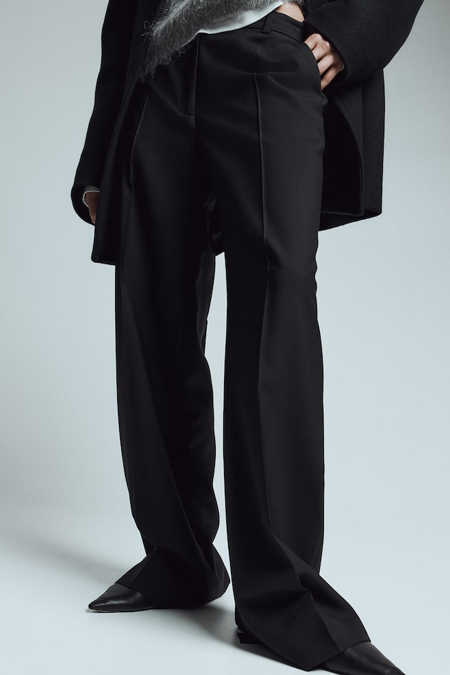 Tailored trousers - Black/Greige/Dark grey - 4