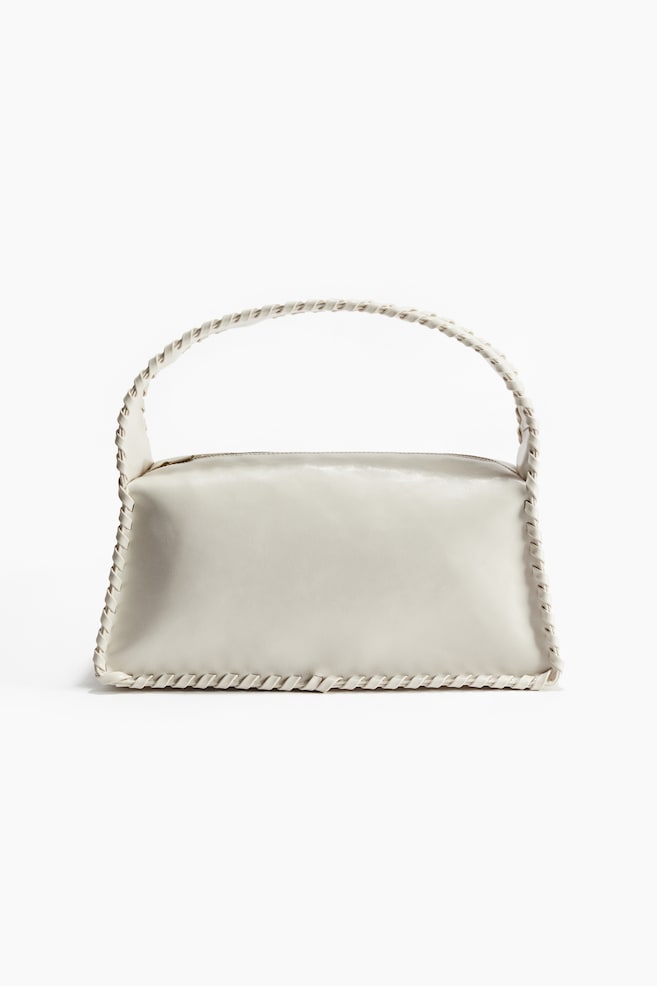 Interwoven-detail shoulder bag - Light beige - 1