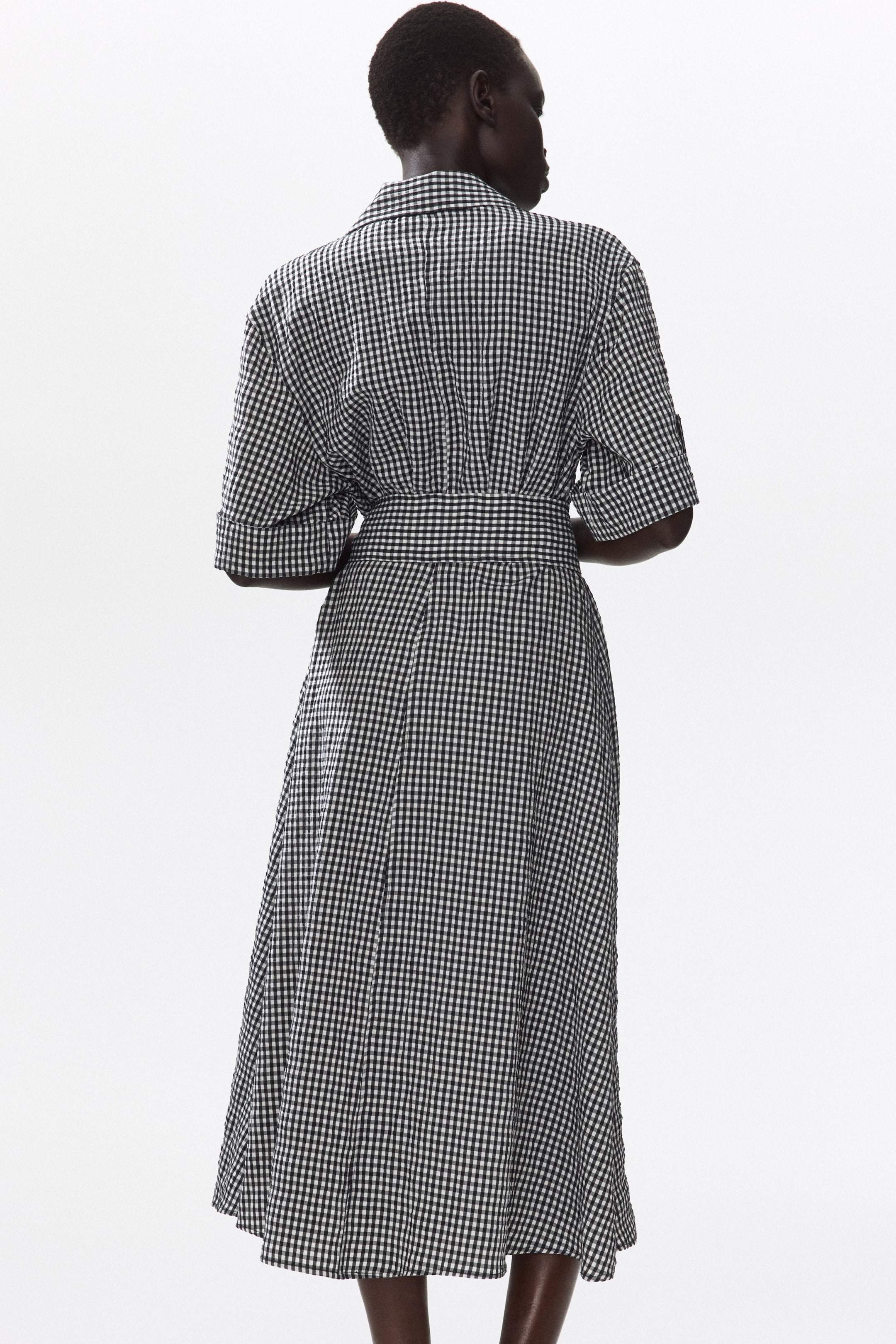 Tie-Belt Dress