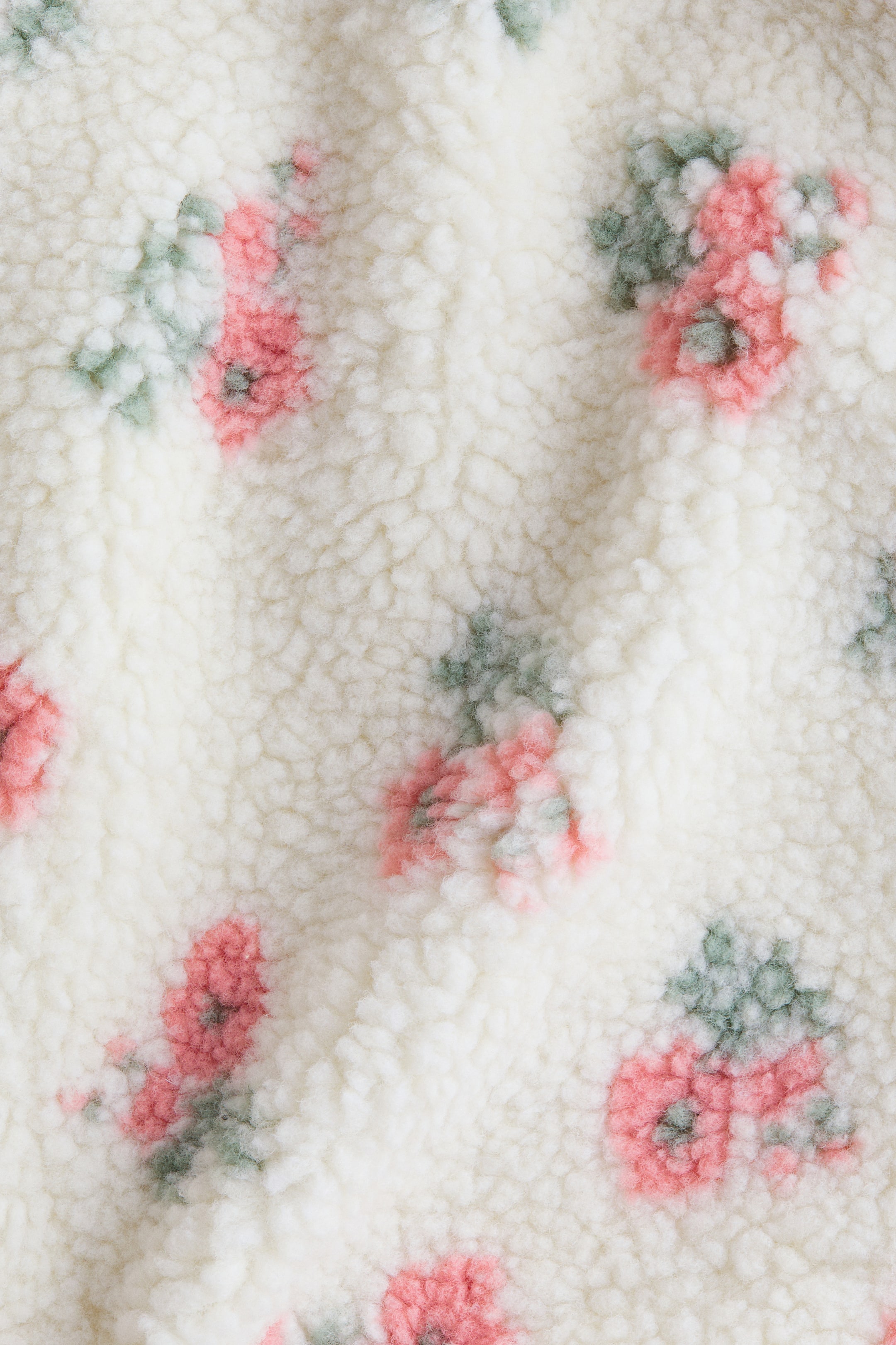 View larger image: Teddy jacket - White/Floral - Kids | H&M GB 2