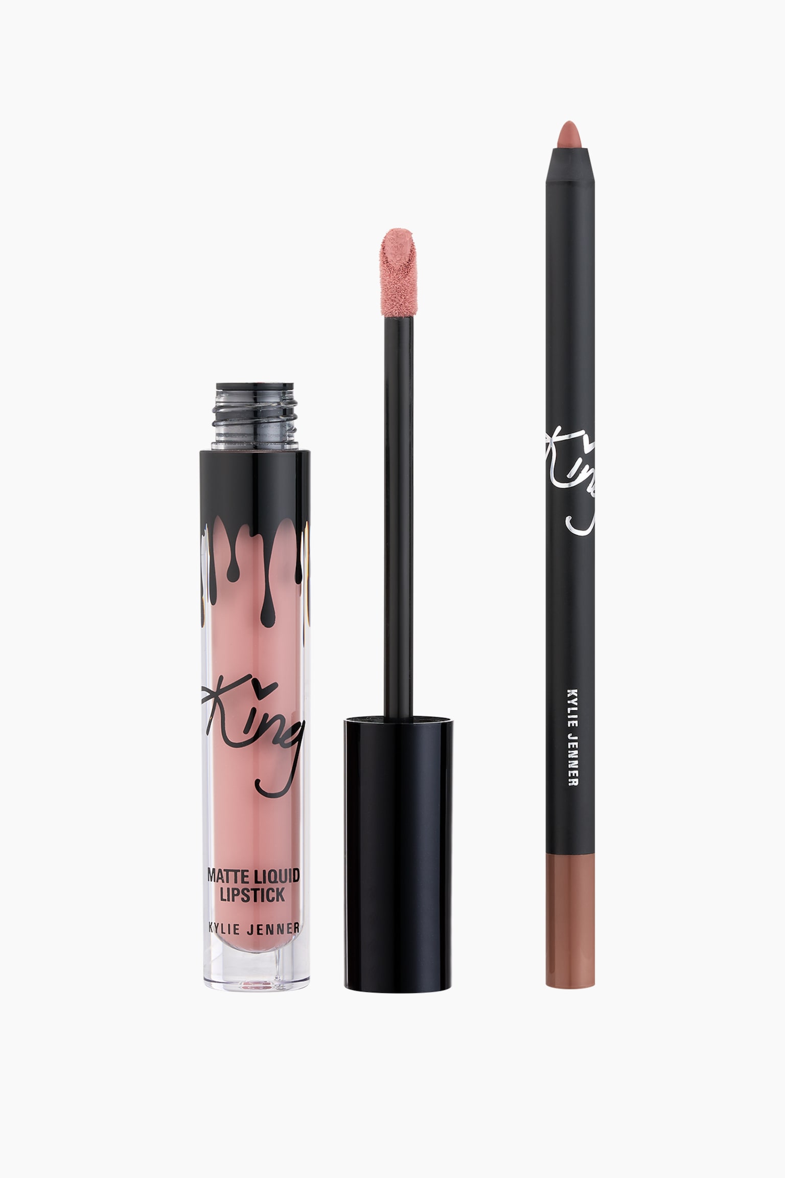 King Kylie Matte Liquid Lip Kit - A Decade/Kylie Jennner Lips/True Brown K/Dead Of Knight