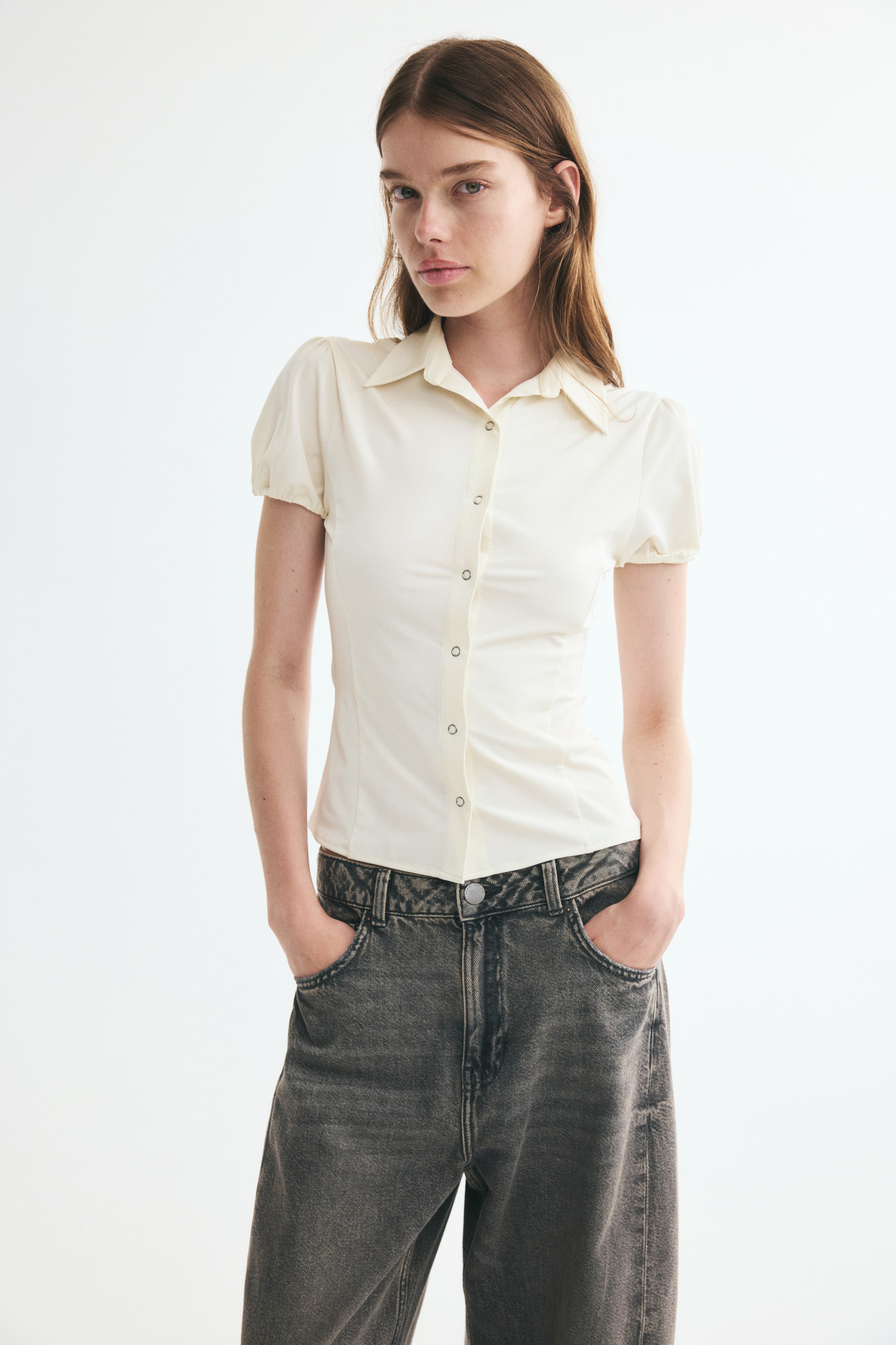 Puff-Sleeved Top