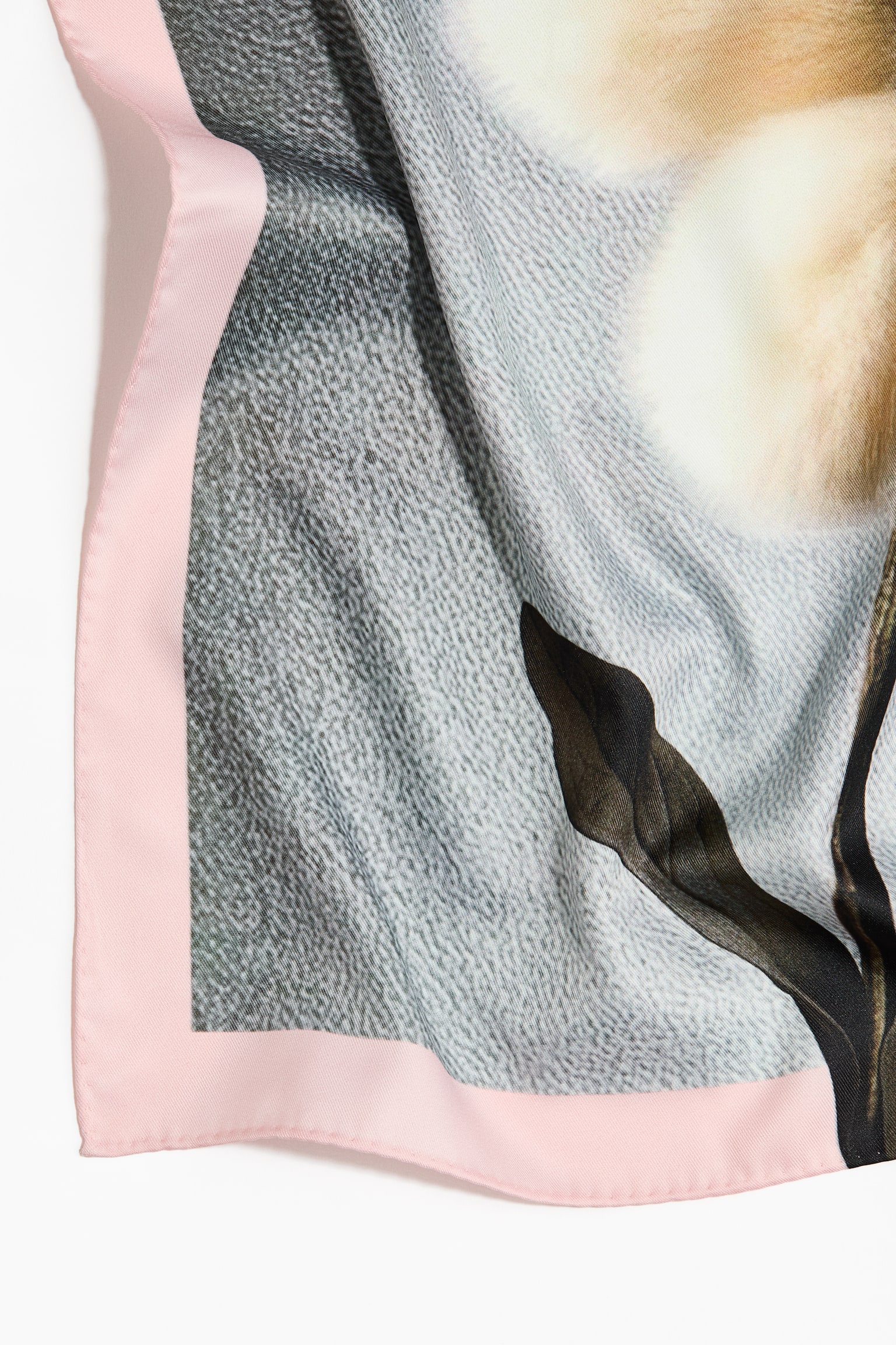 Printed scarf - Light pink/Light beige - 3