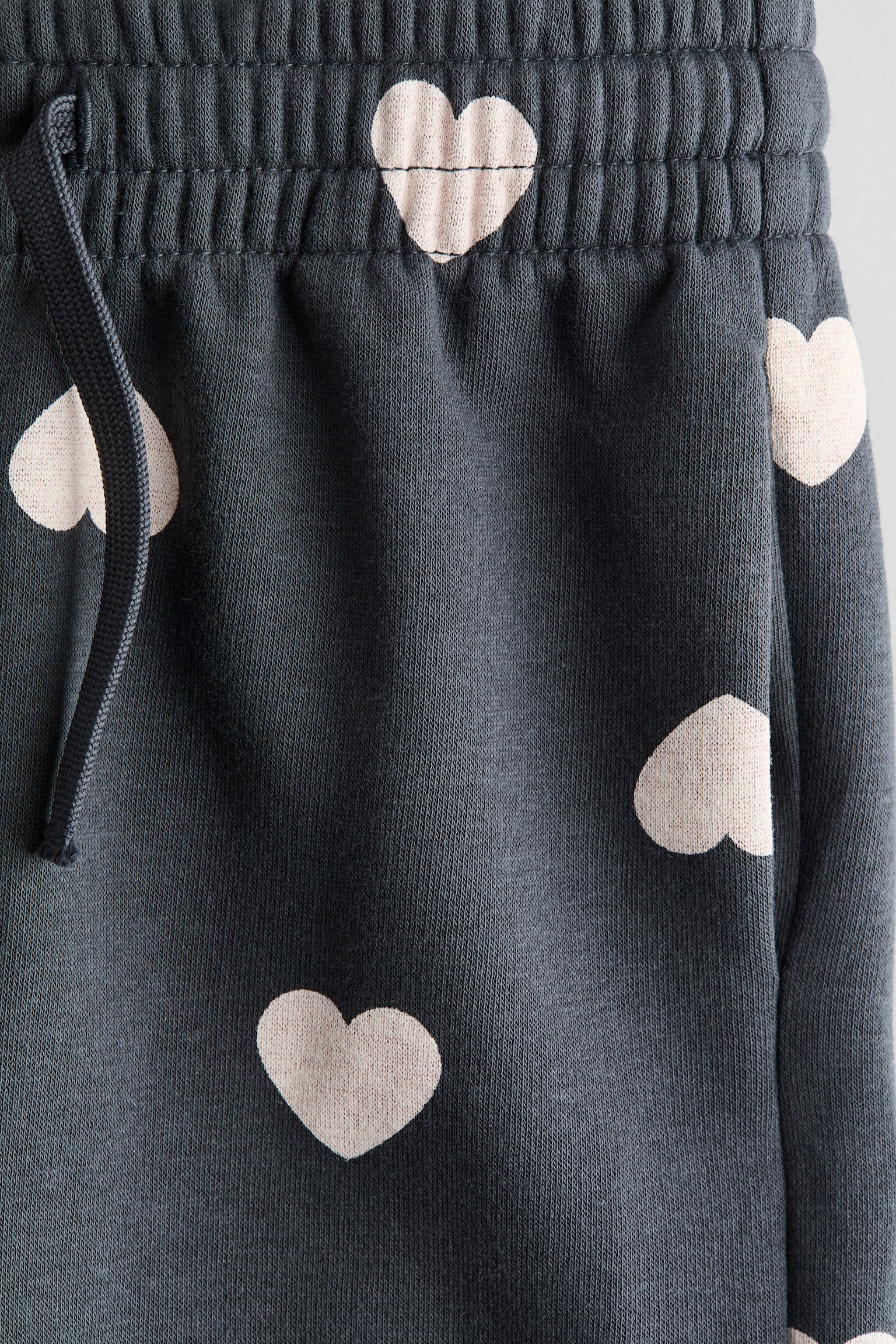 Extra-soft Joggers - Dark gray/hearts/Pink/hearts/Bright pink/White/hearts/White/hearts/Dark gray/hearts/Light beige/hearts/Cream/hearts - 2