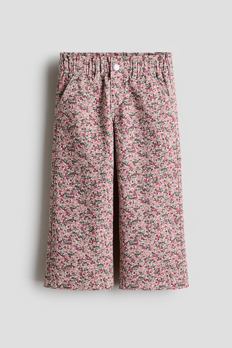 Wide Leg Farmerke s nabranim strukom