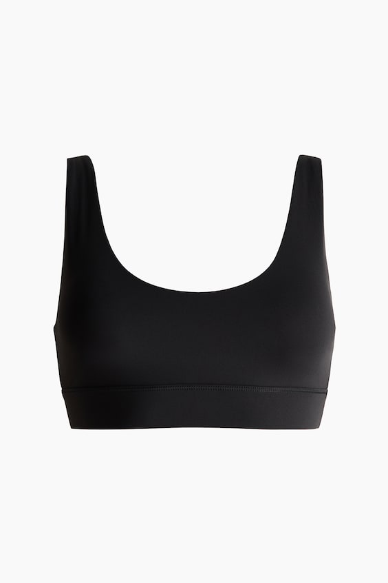 Спортивное бра SculptMove™, средняя поддержка — H&M Move, цвет: Чёрный