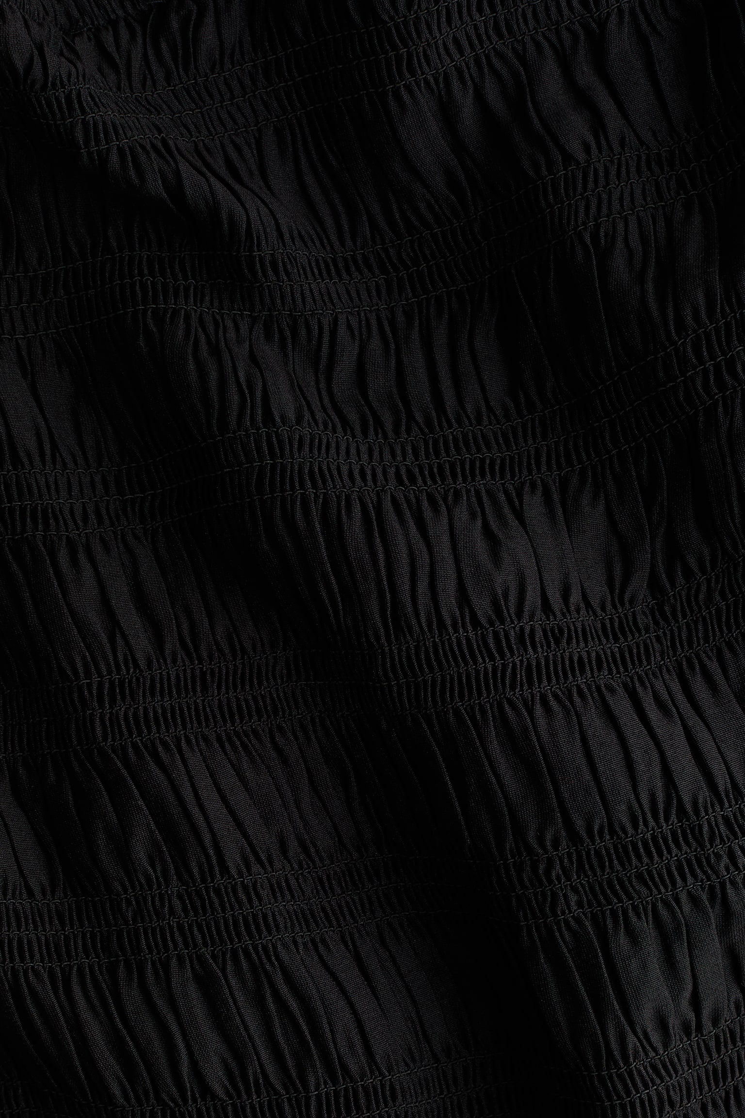 Blusa off-the-shoulder fruncida - Negro/Lila ciruela - 2