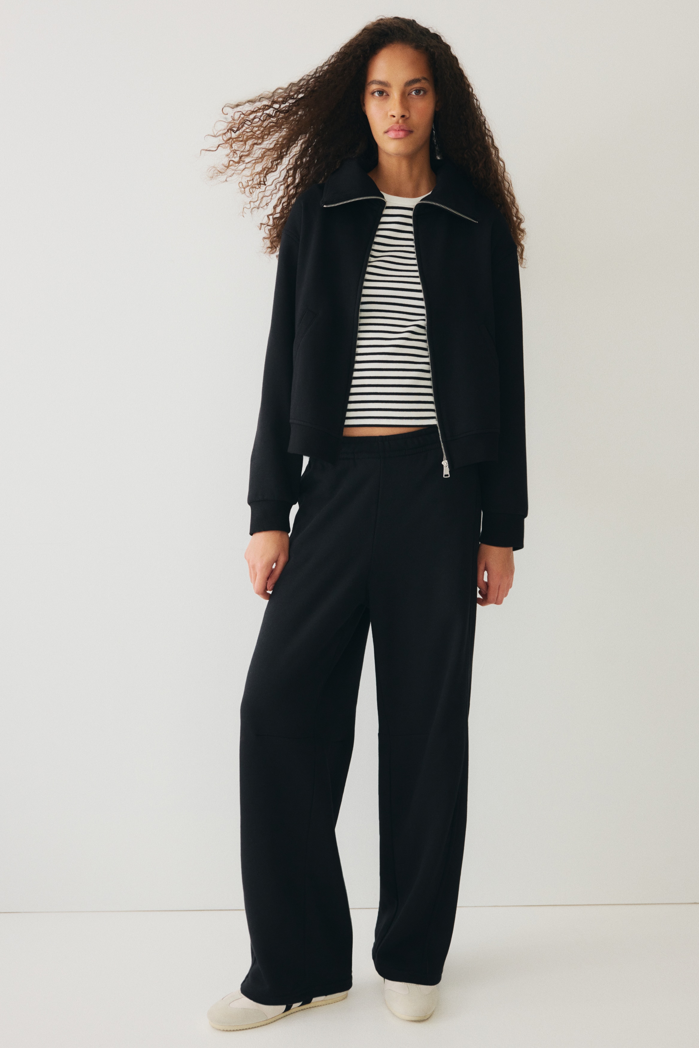 H & M - 2-piece sweatshirt and trousers set - ブラック