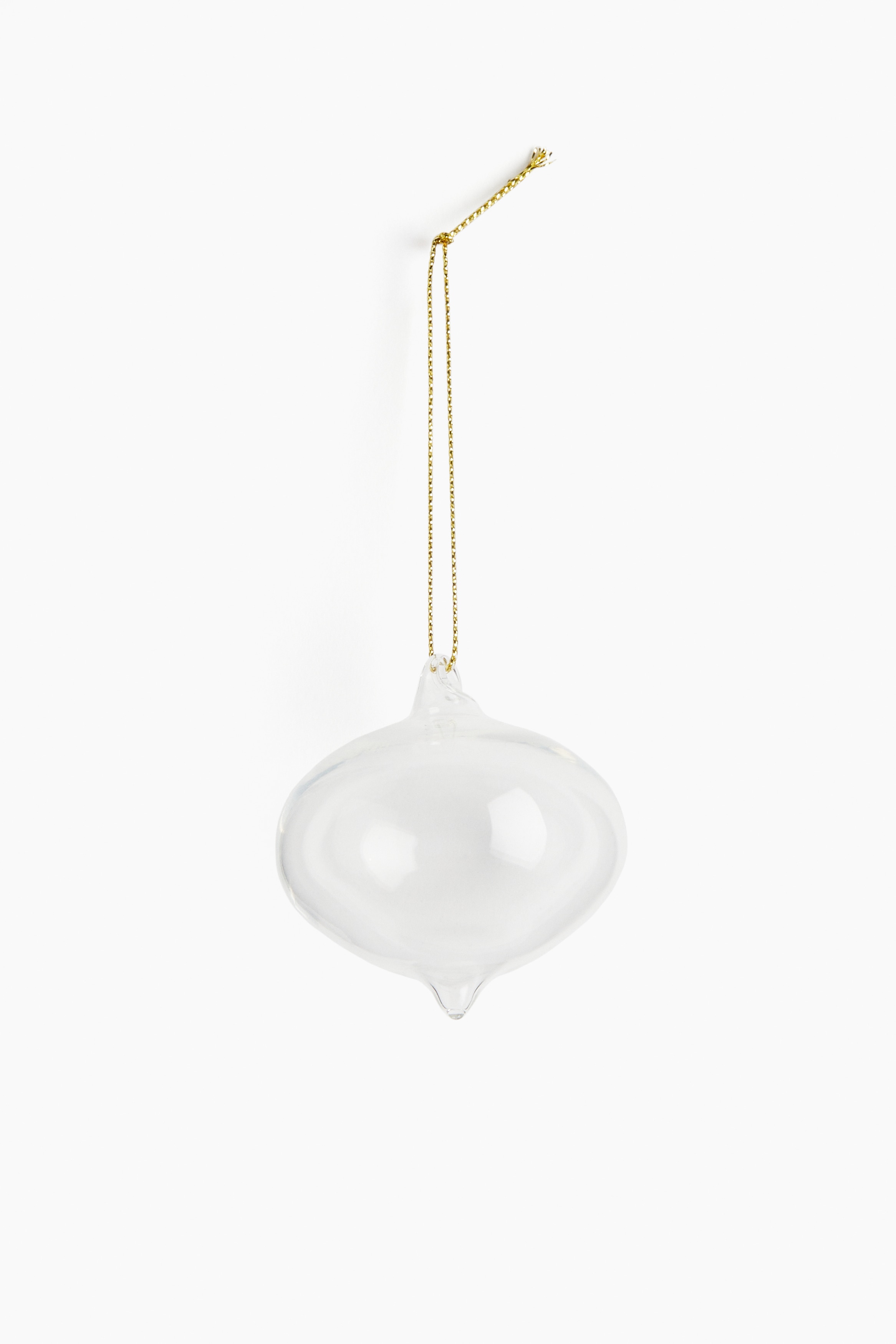 H&M Home  - Small glass bauble - Clear glass
