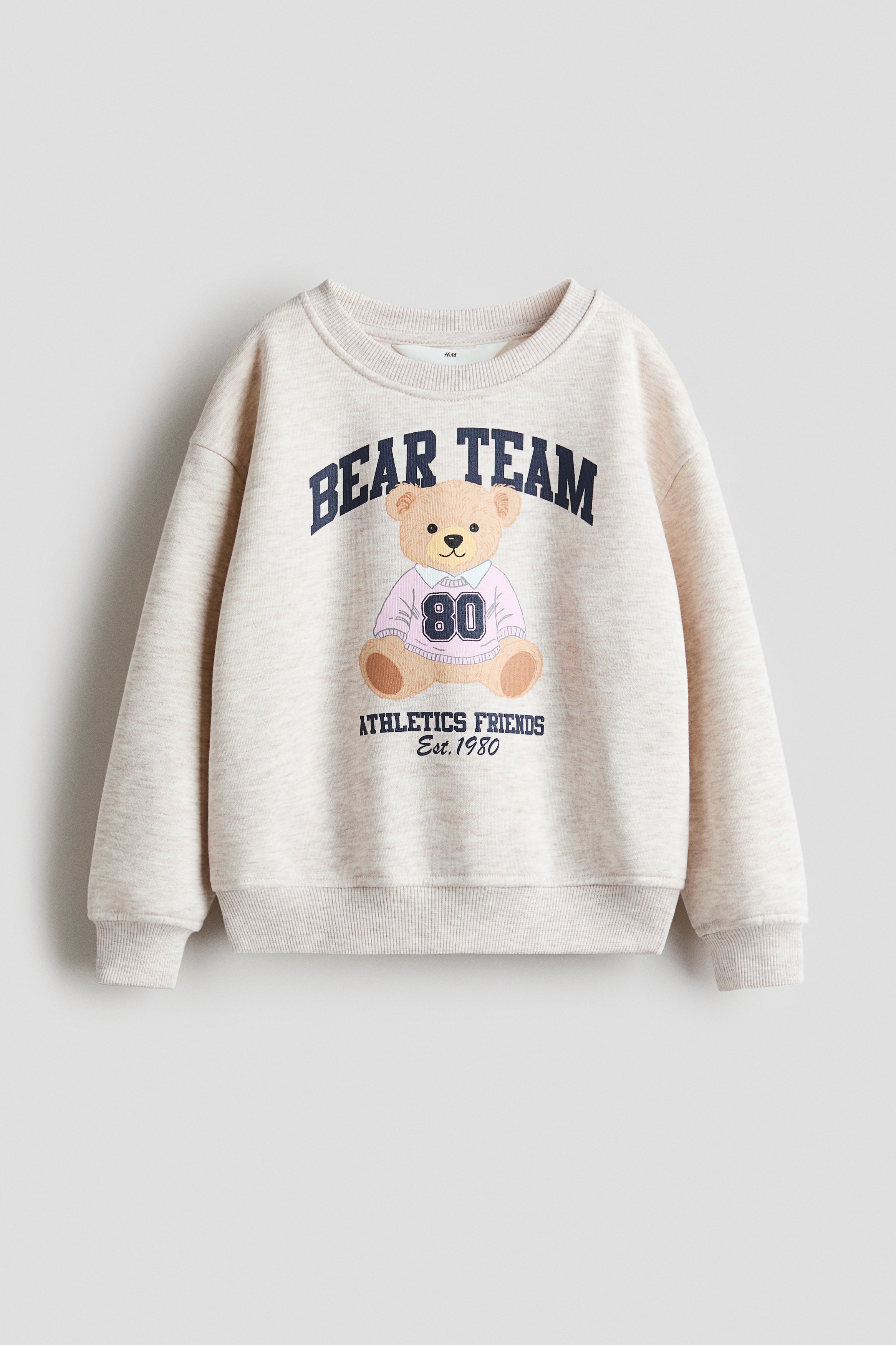 Navy blue/cherries Sweatshirt with Motif for kids | H&M US