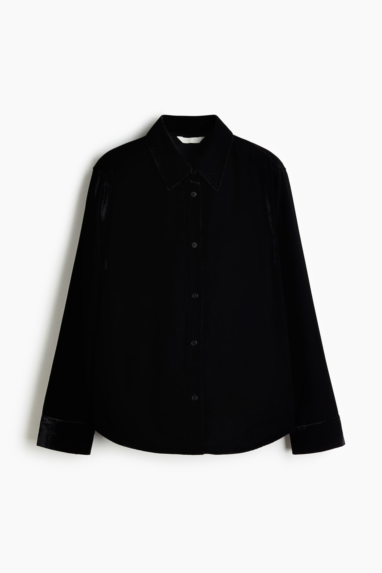 Velvet shirt - Black - 2