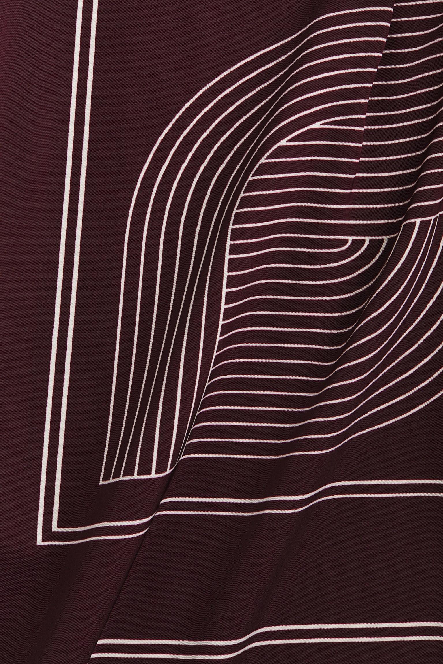 Straight trousers - Burgundy/Patterned/Navy blue/Patterned/Dark beige/Patterned/Black/Striped/Cream/Patterned - 2