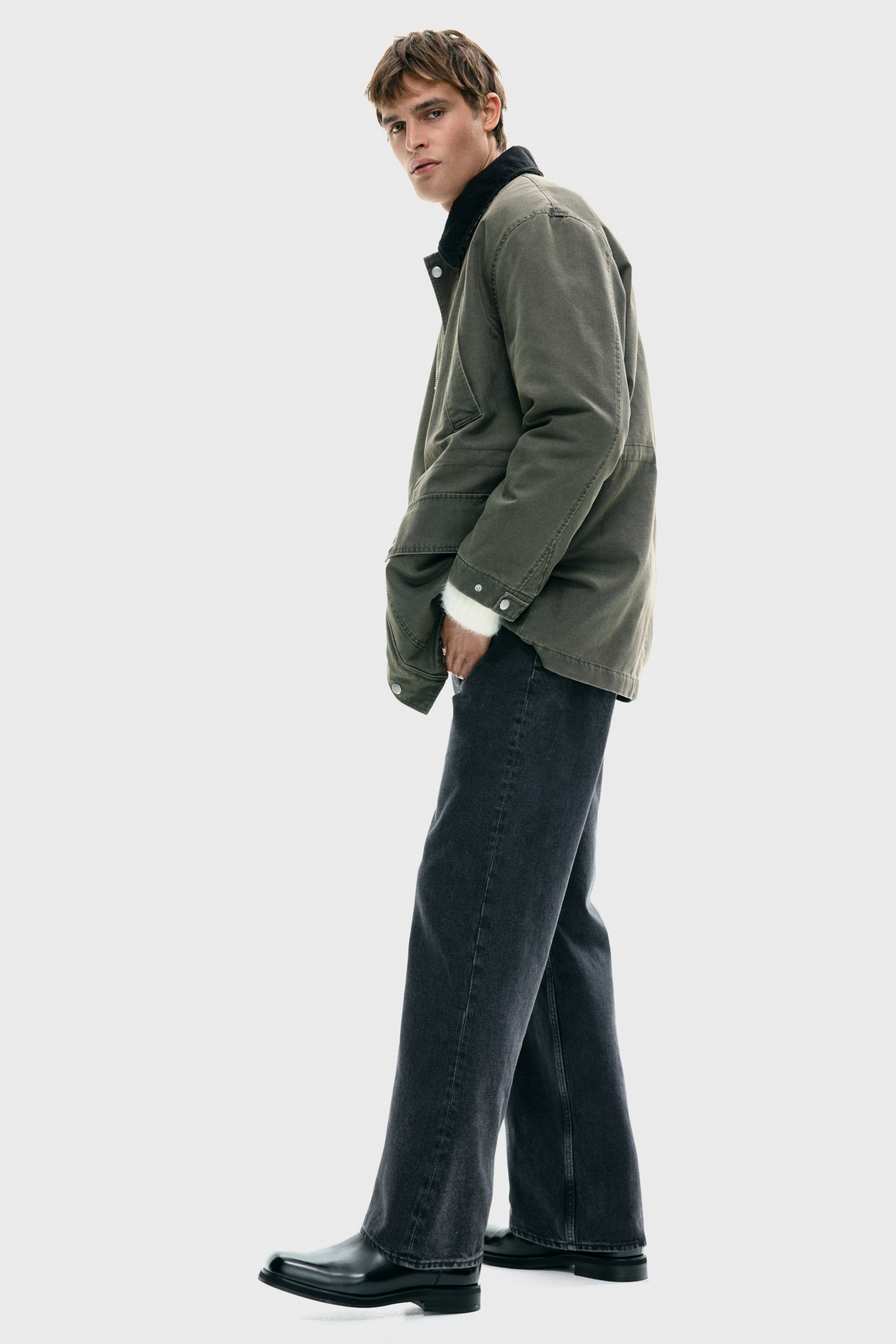 View larger image: Padded parka - Brown - Men | H&M IN 5