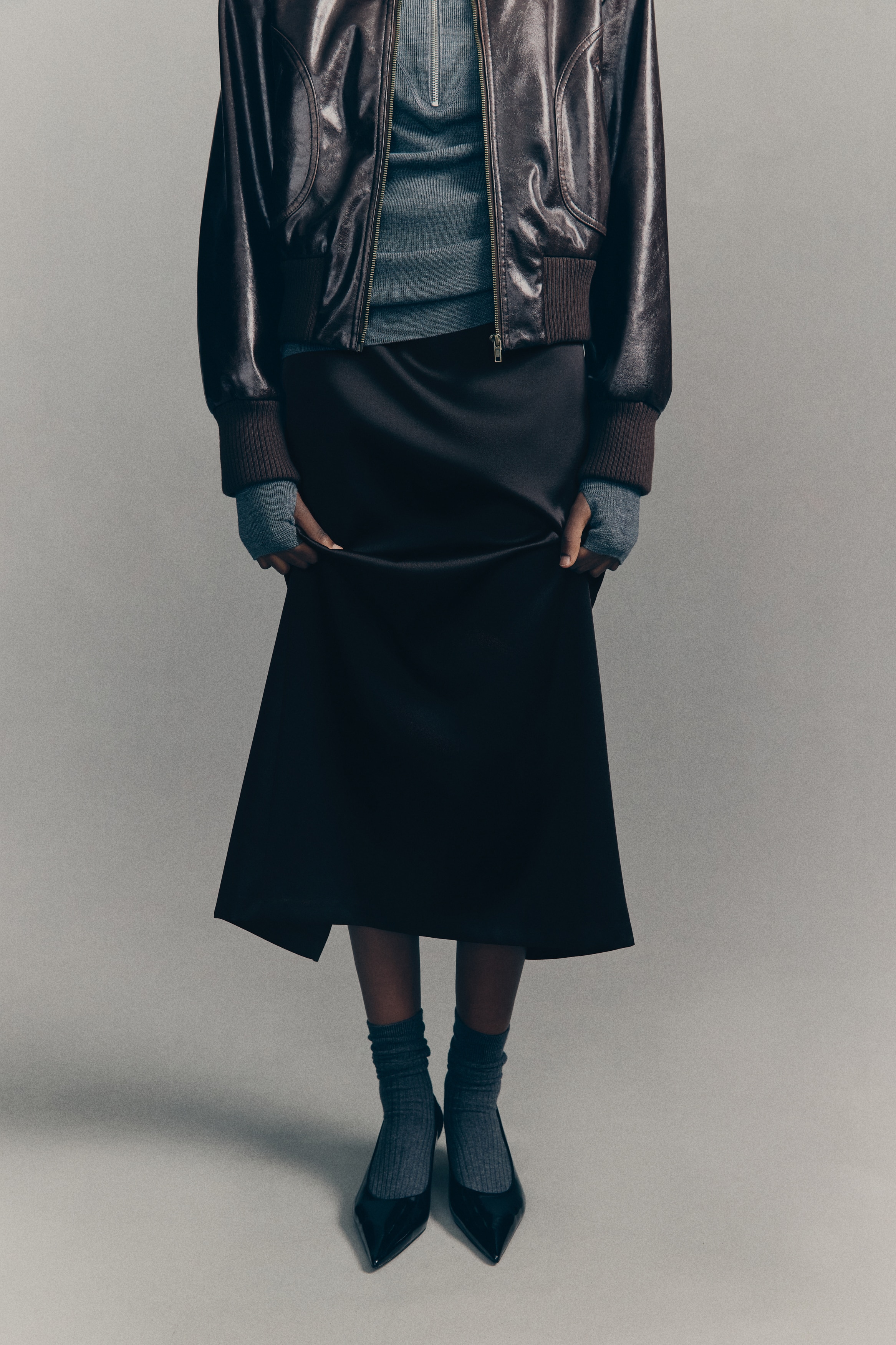 H & M - ロングペンシルスカート - ブラック H & M - ロングペンシルスカート - ブラック