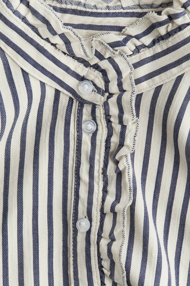 Twill blouse — M