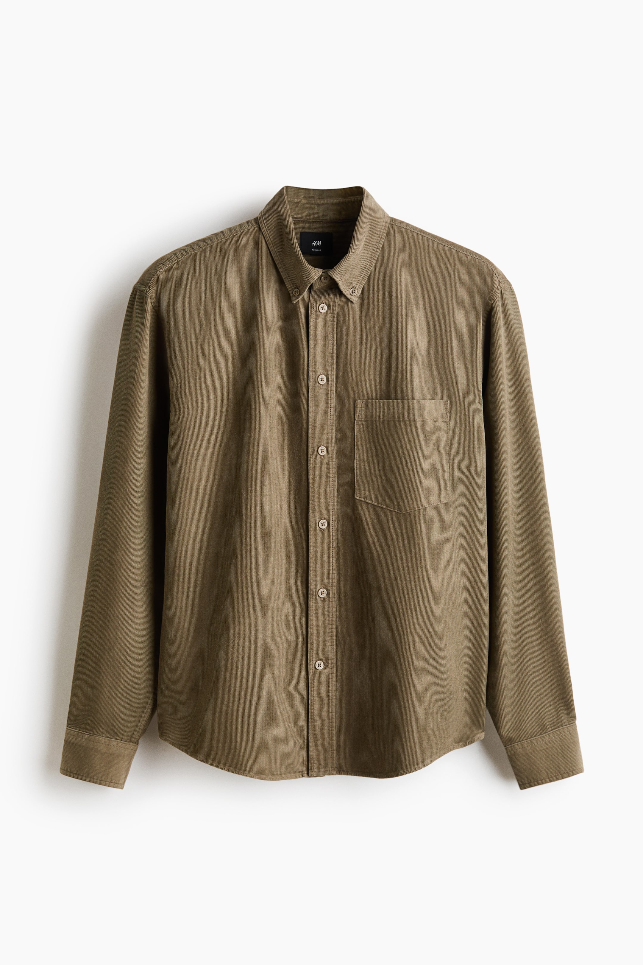 Regular-Fit Corduroy Shirt