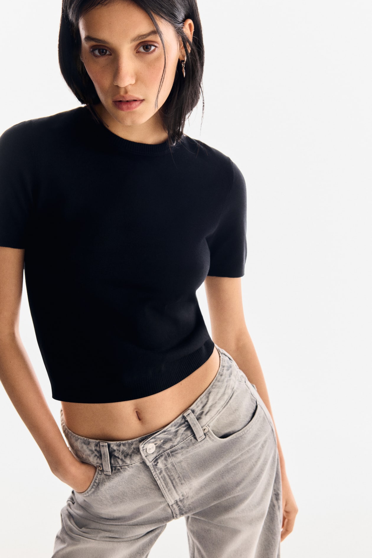 Fine-Knit T-Shirt - image 3