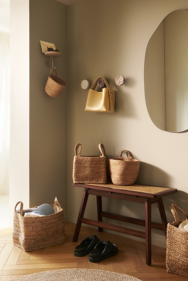Shelf with hook - Light beige/Black/Green - 2