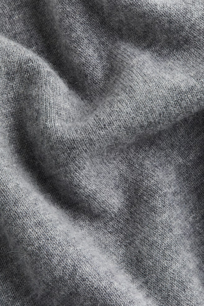 Fine-knit cashmere jumper - Grey marl/Black/Blue/Light green/dc/dc/dc - 7