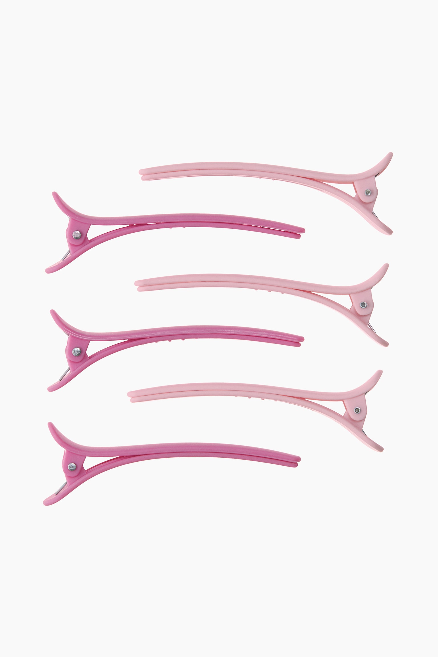 Styling Hair Clips - Pink/Dusty pink - 2