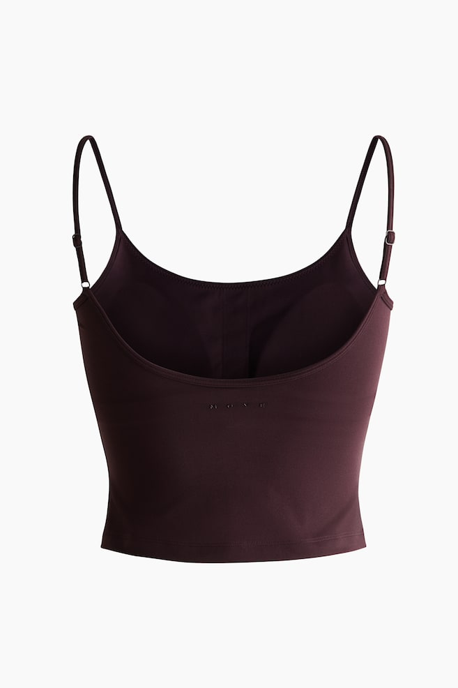 Shelf-Bra Sports Tank Top with SoftMove™ - Chocolate plum/Black/Ivory/Lilac/Butter yellow/Light maroon - 4