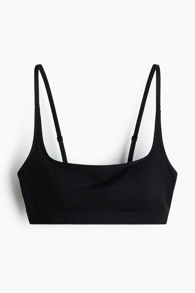 Padded soft bra - Noir - 1
