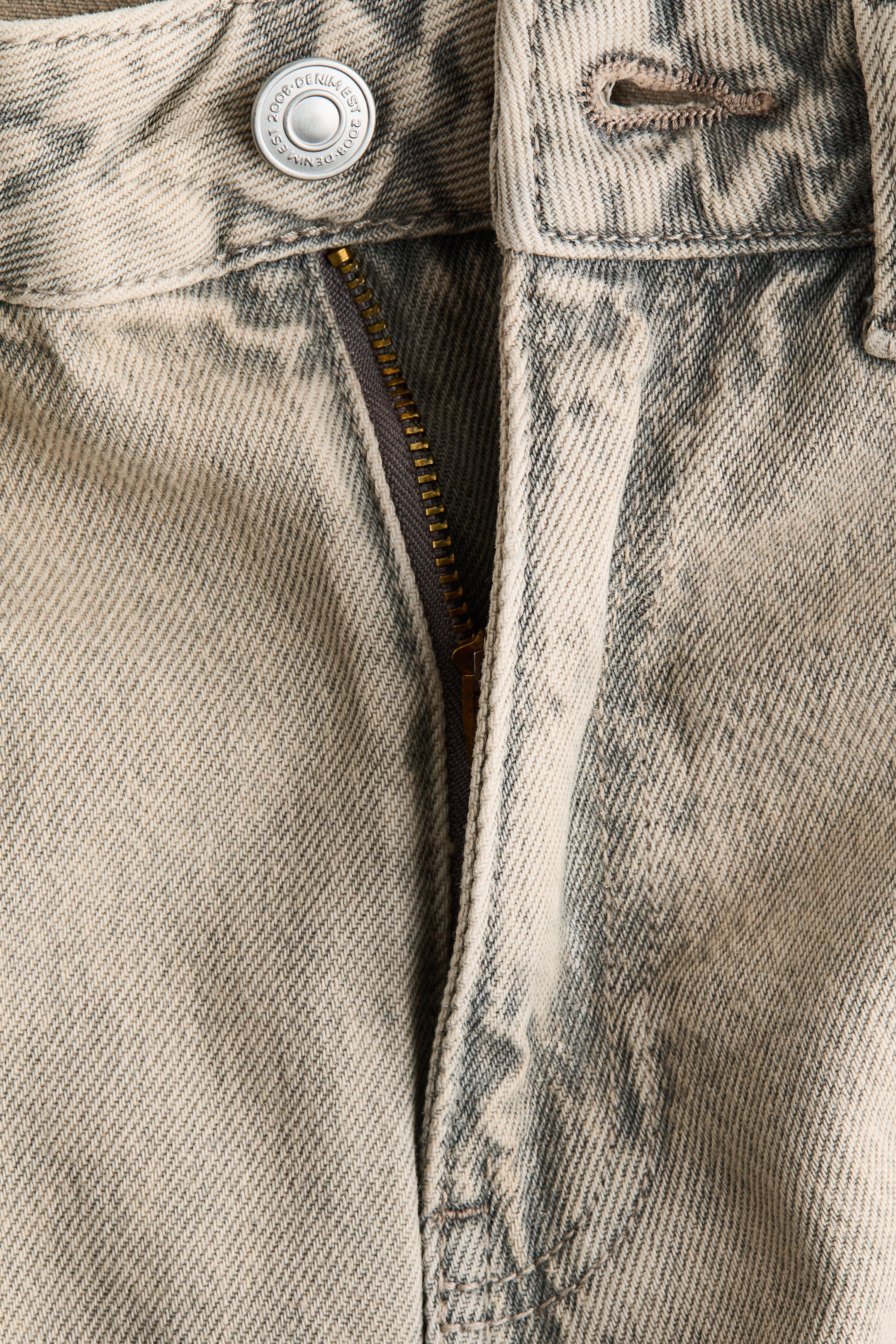 Jean tonneau taille haute