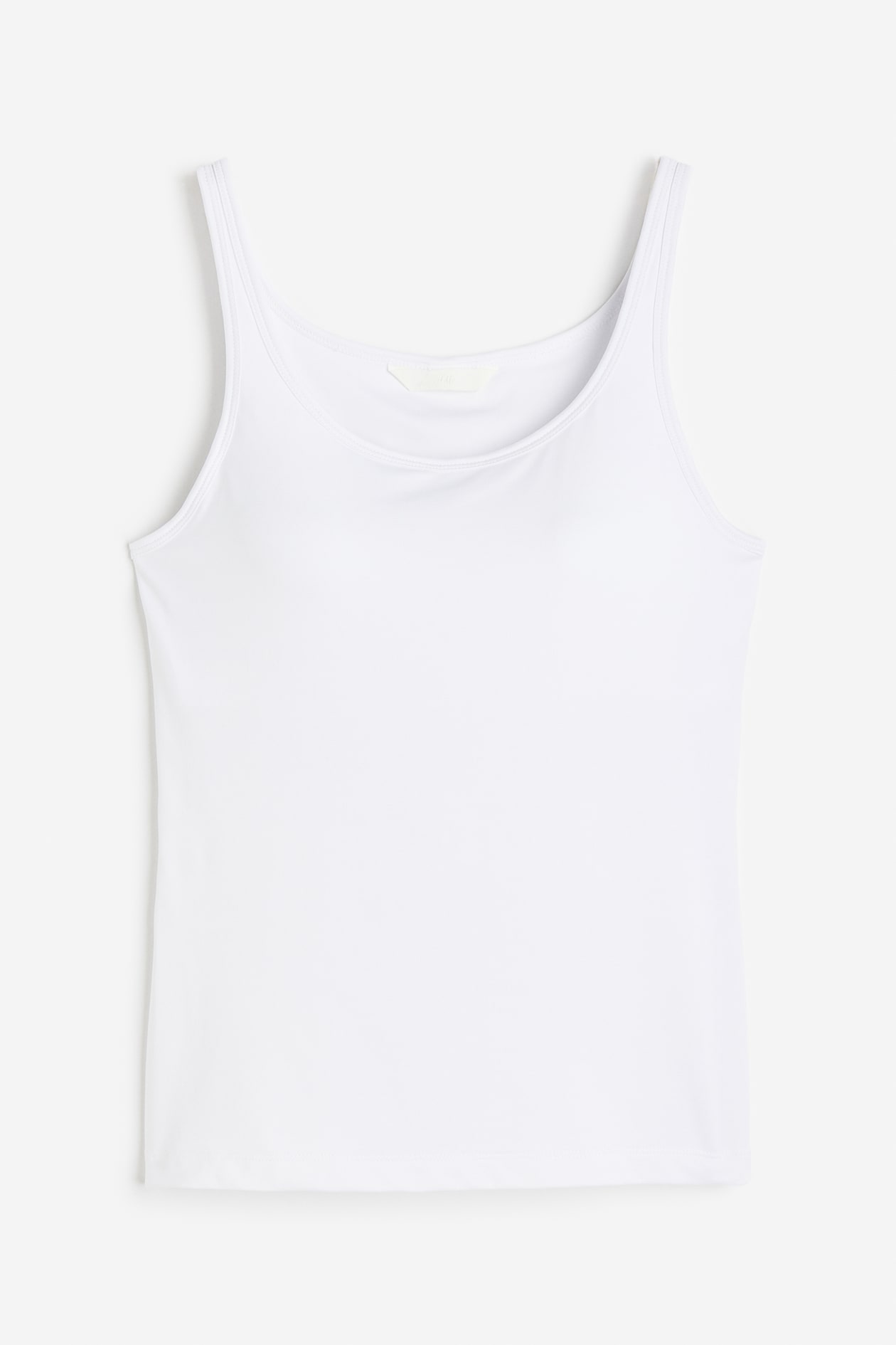 COOLMAX®カップ付きタンクトップ - ホワイト - レディース | H&M JP