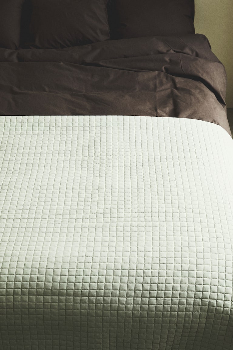 Gesteppte Tagesdecke - Helles Mintgrün - Home All