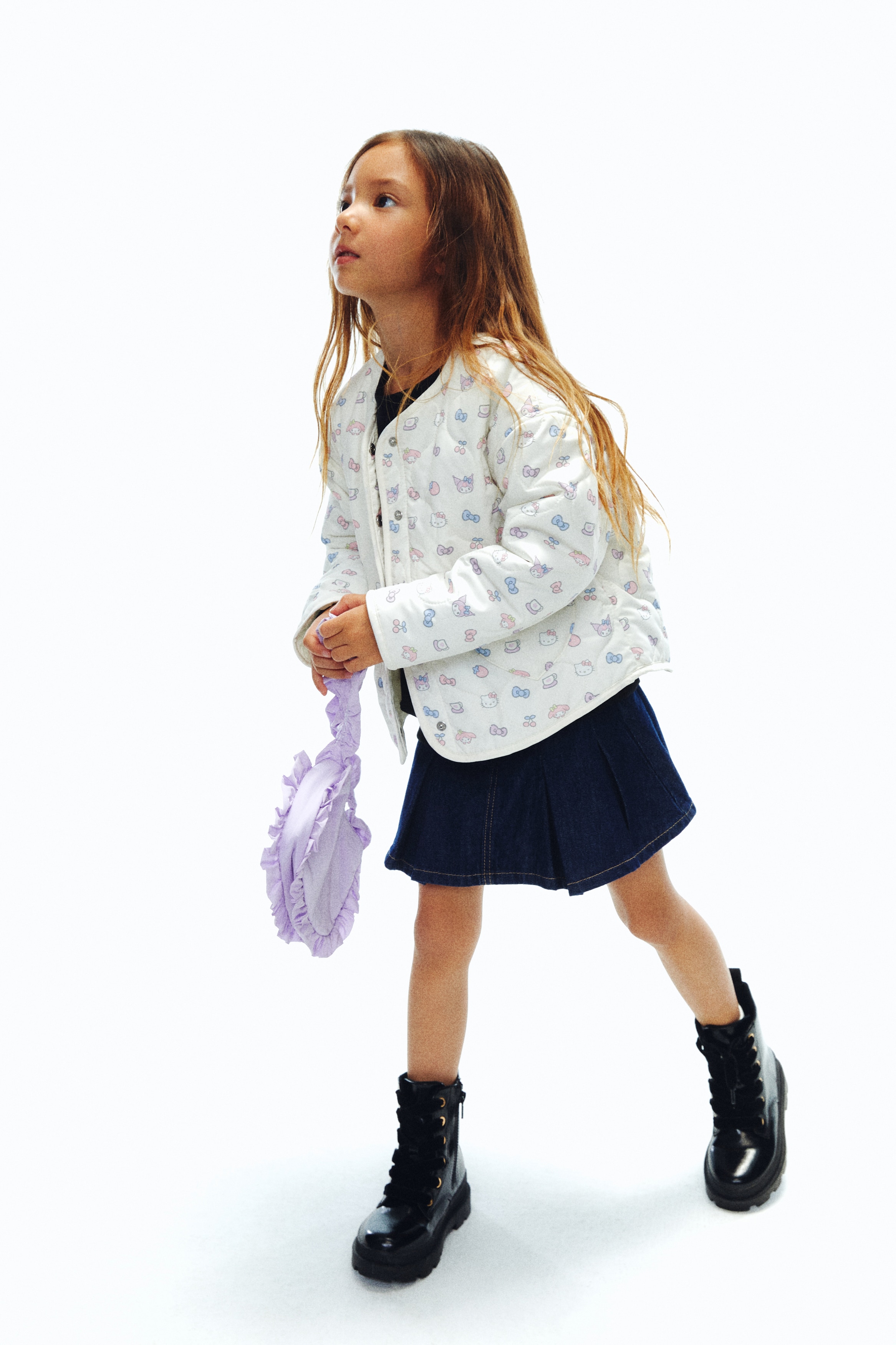 キルティングジャケット - ホワイト／ハローキティ - Kids | H&M JP