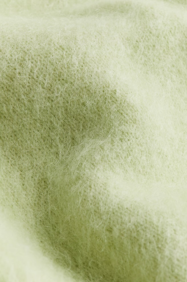 Pullover in misto mohair - Verde chiaro - 6