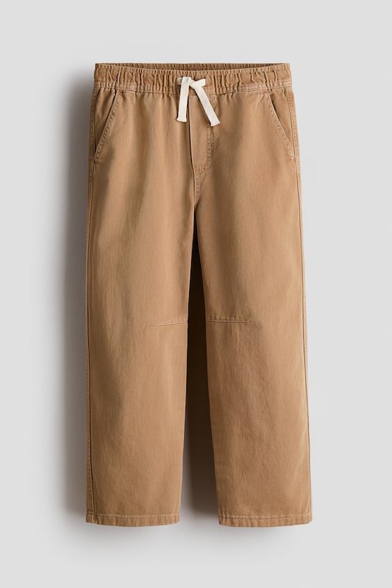 Детские брюки H&M Cotton twill joggers