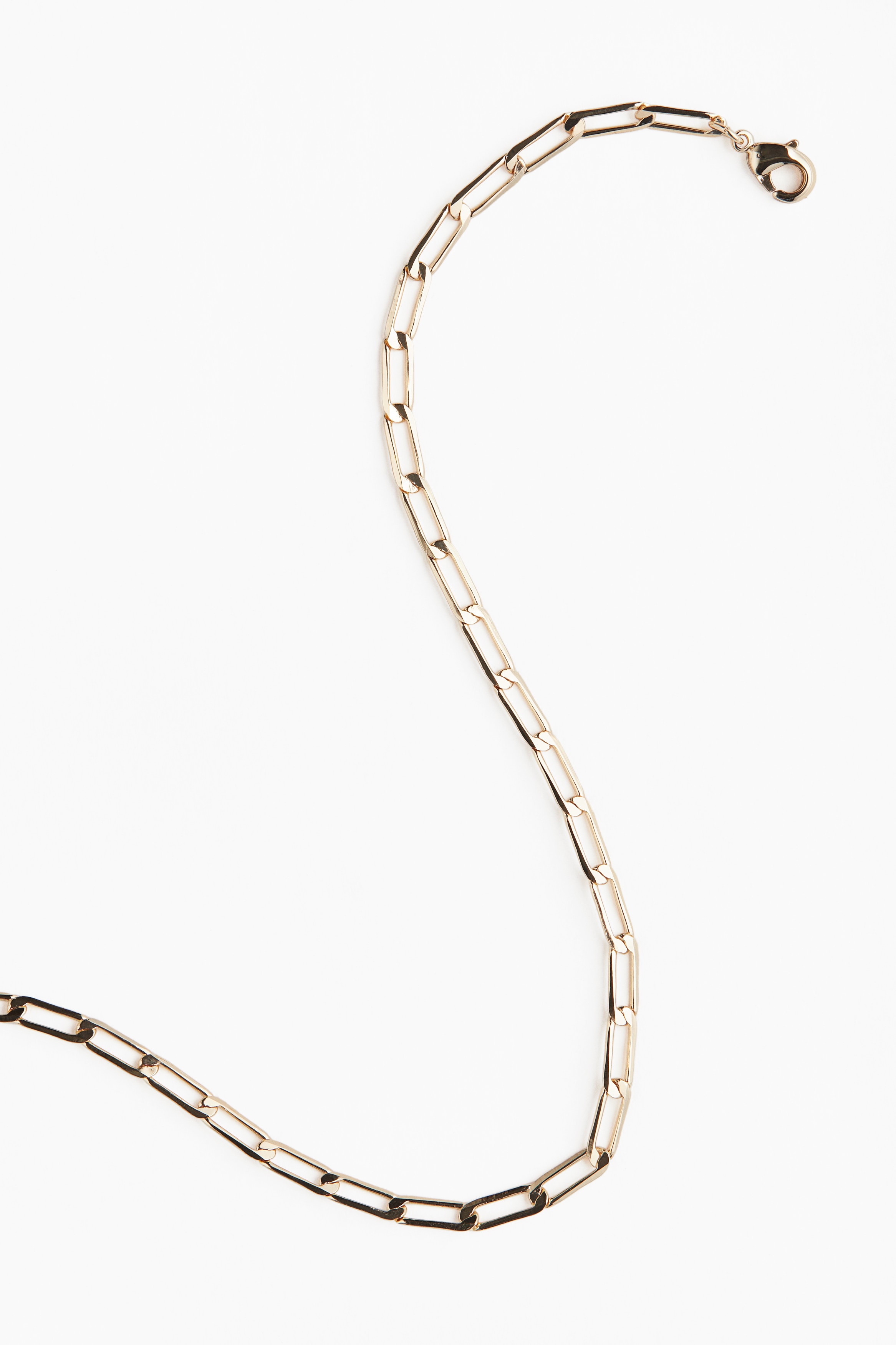 Paperclip chain necklace