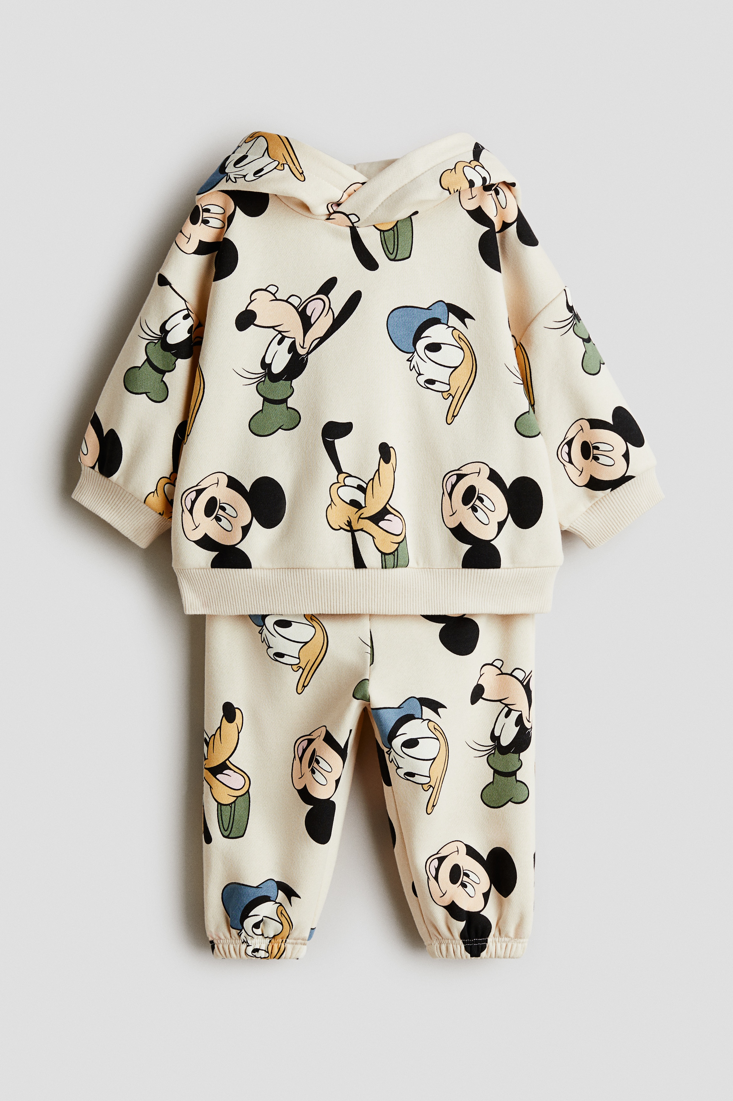 H & M - スウェット2アイテムセット - ベージュ