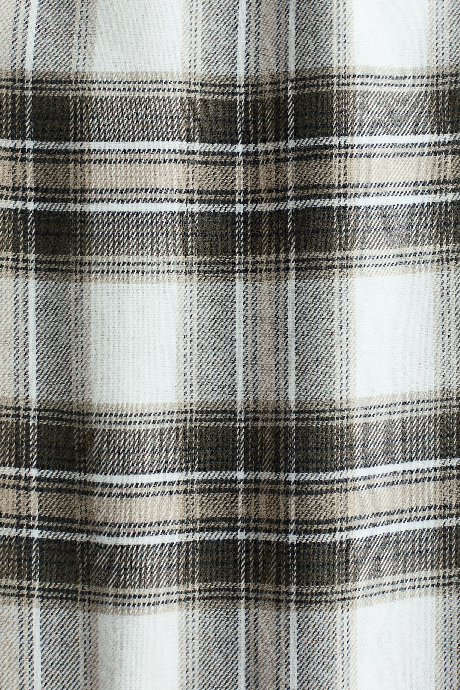 מכנסי פיג'מה מכותנה - חום/משבצות/תכלת/משבצות/שחור/משבצות - 2