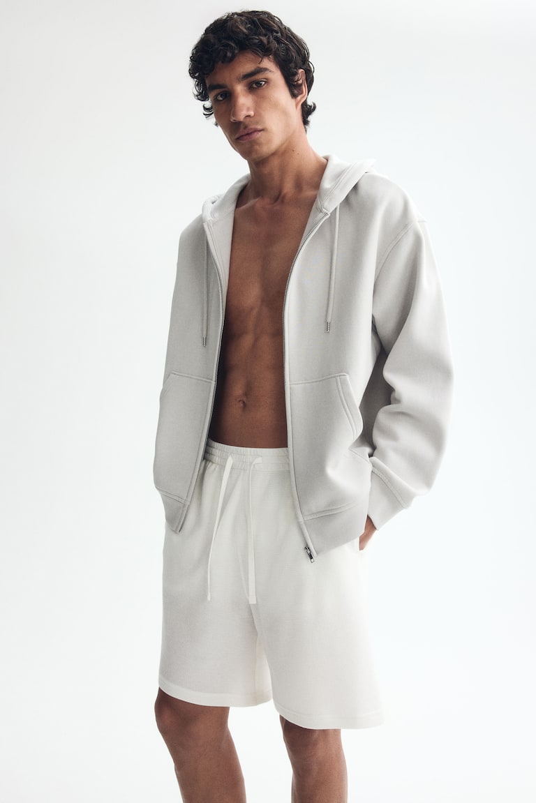 Šorts vafl tkanja Relaxed Fit
