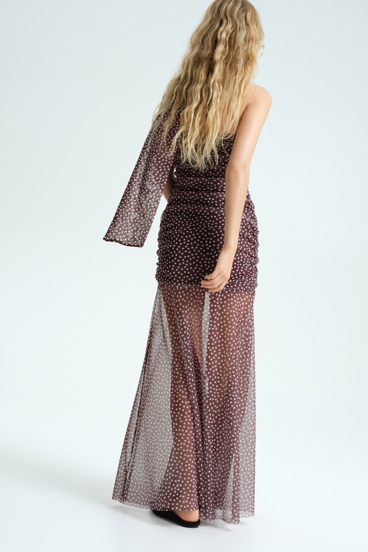 Draped Mesh Dress - image 5