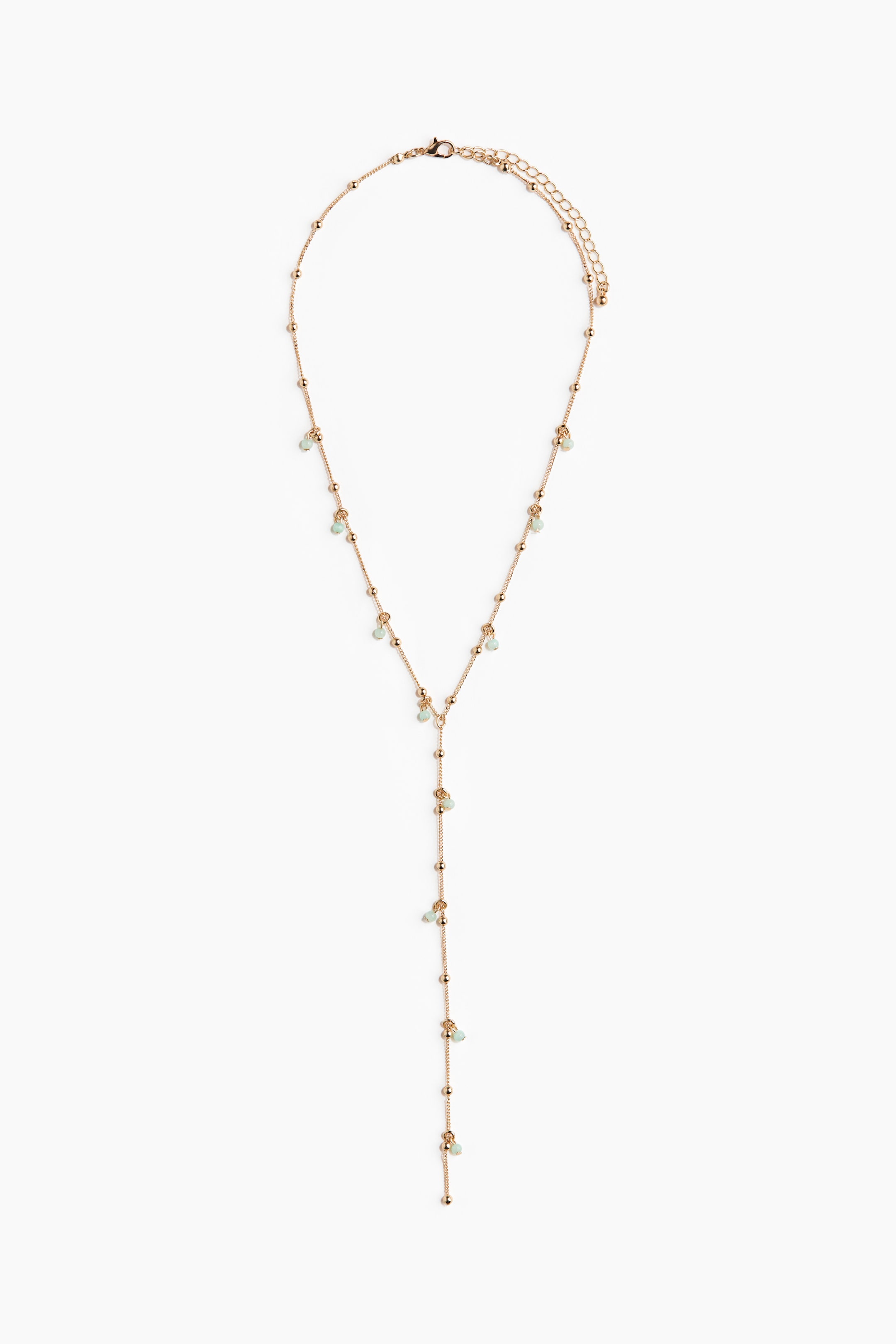 Grotere afbeelding bekijken: Y-vormige halsketting - Goudkleurig - DAMES | H&M NL 1