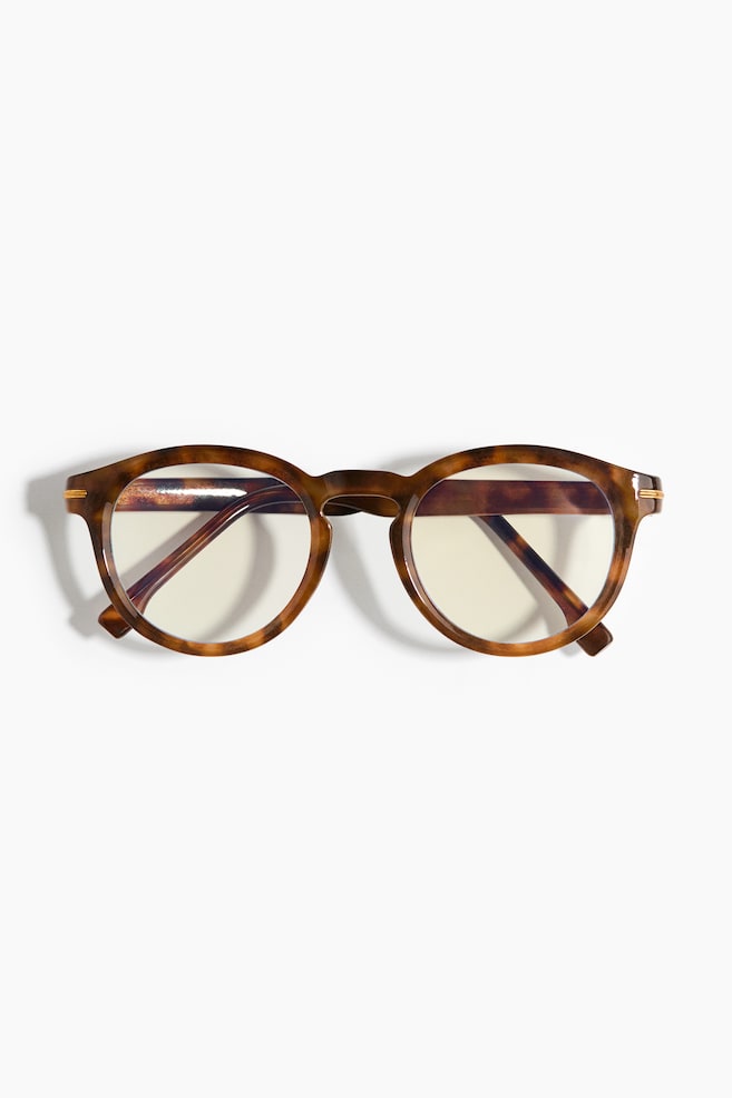 Blue Light Eyeglasses - Beige/tortoiseshell-patterned - 1