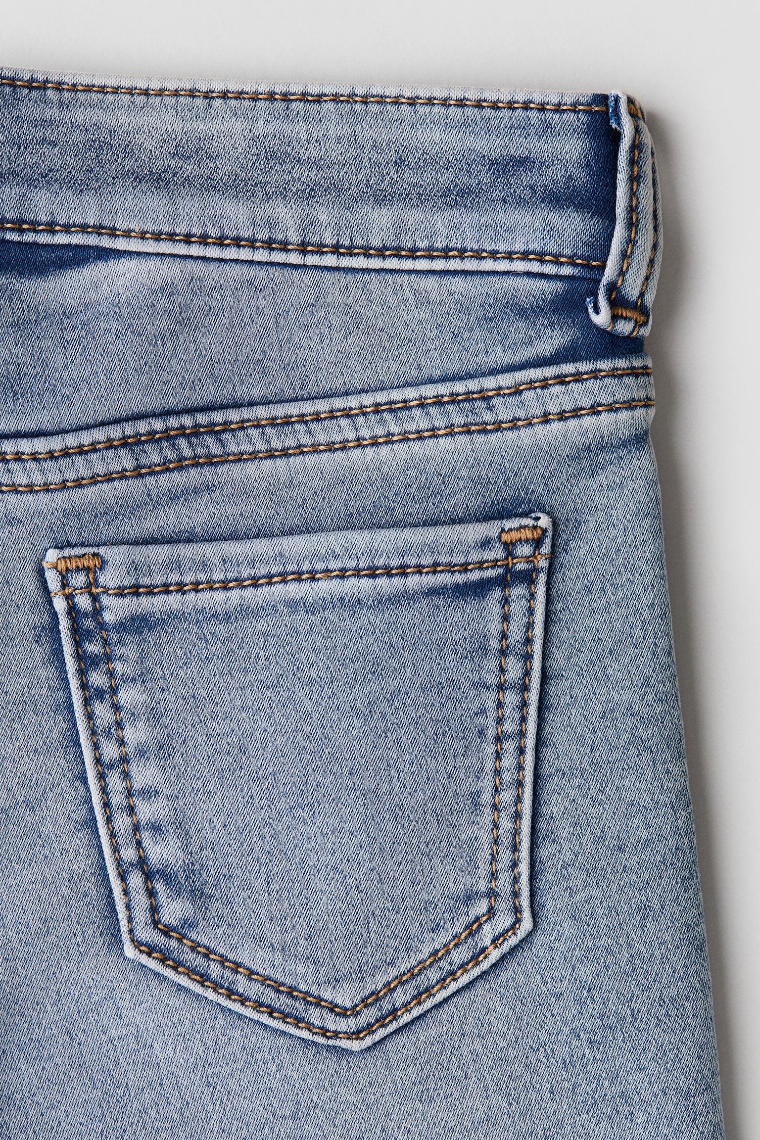 Super Soft Flared Leg Jeans - Denim blue/Denim blue/Light denim blue/Washed out black - 4