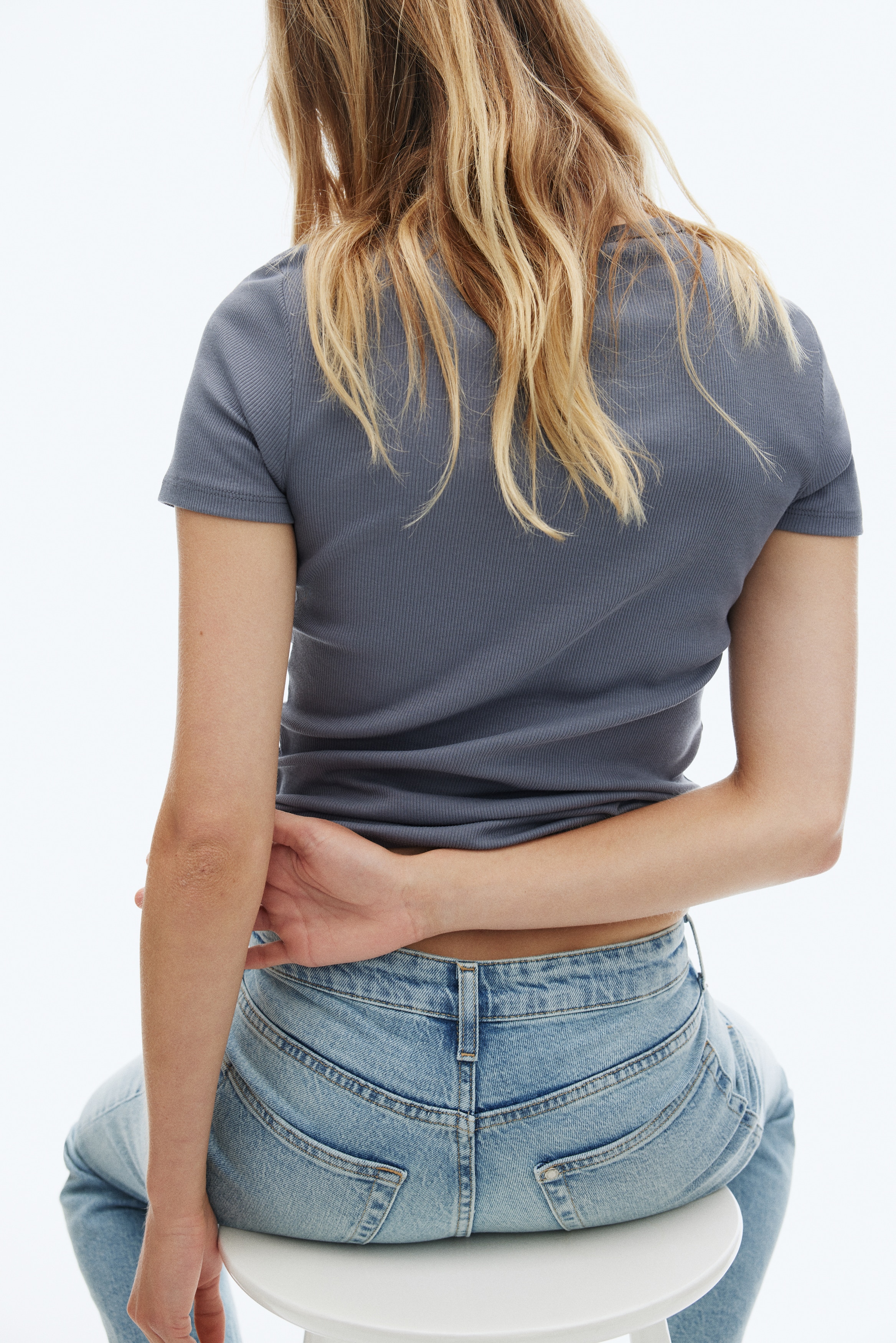 Ribbed T-shirt