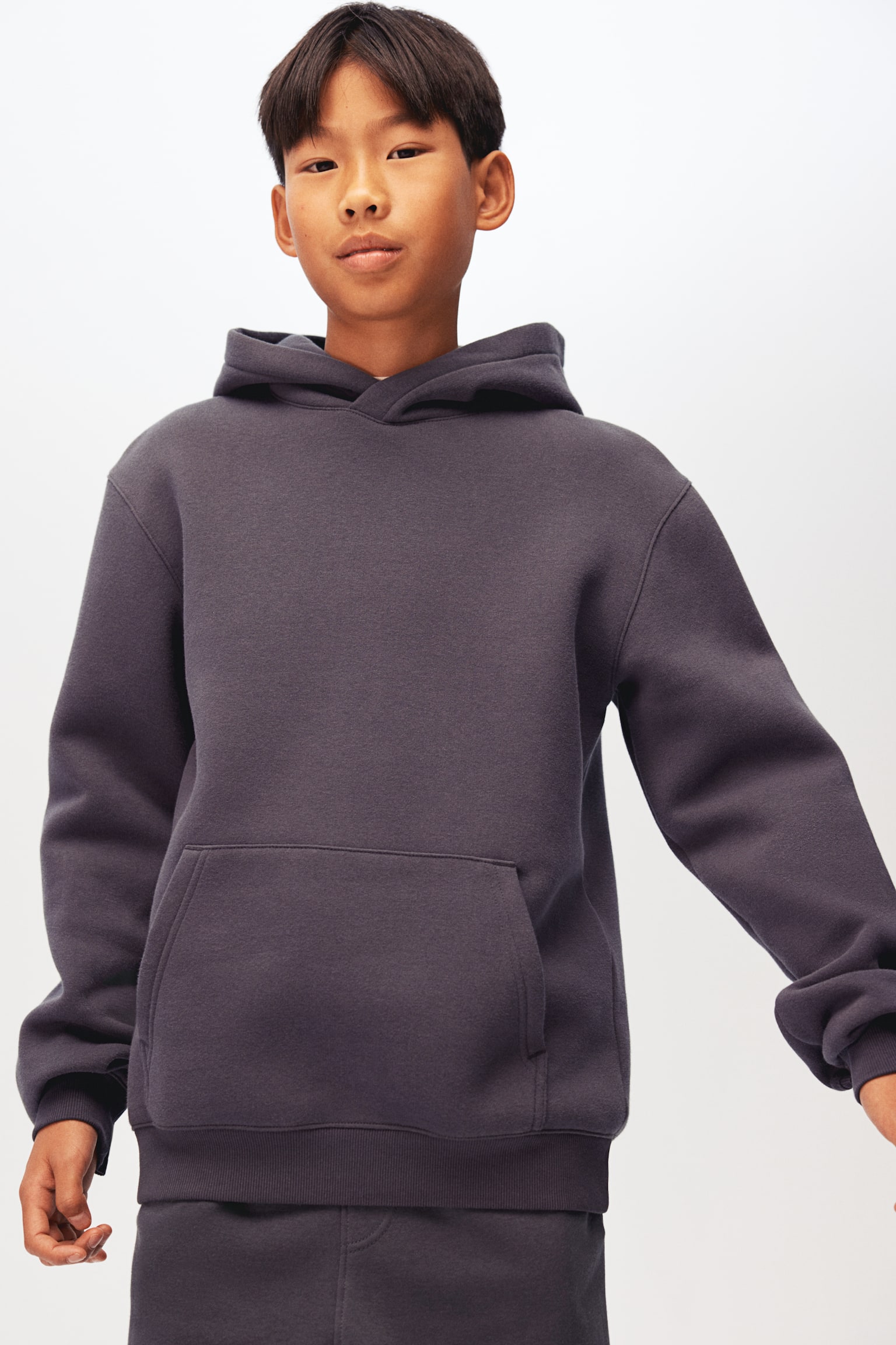 2-pack hoodies - Light grey/Dark grey/Khaki green/White - 2