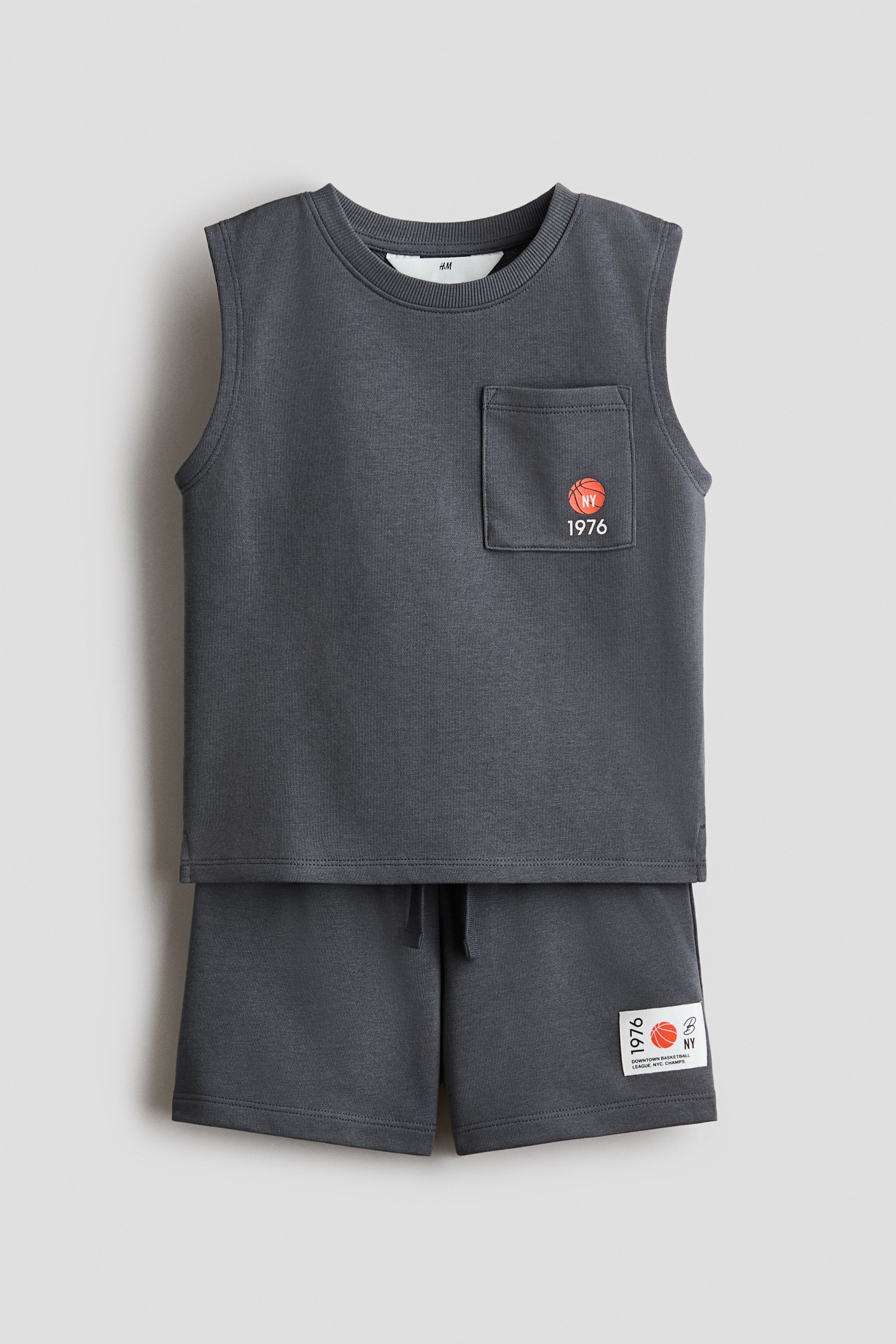 2-Piece Sweatshirt Fabric Set