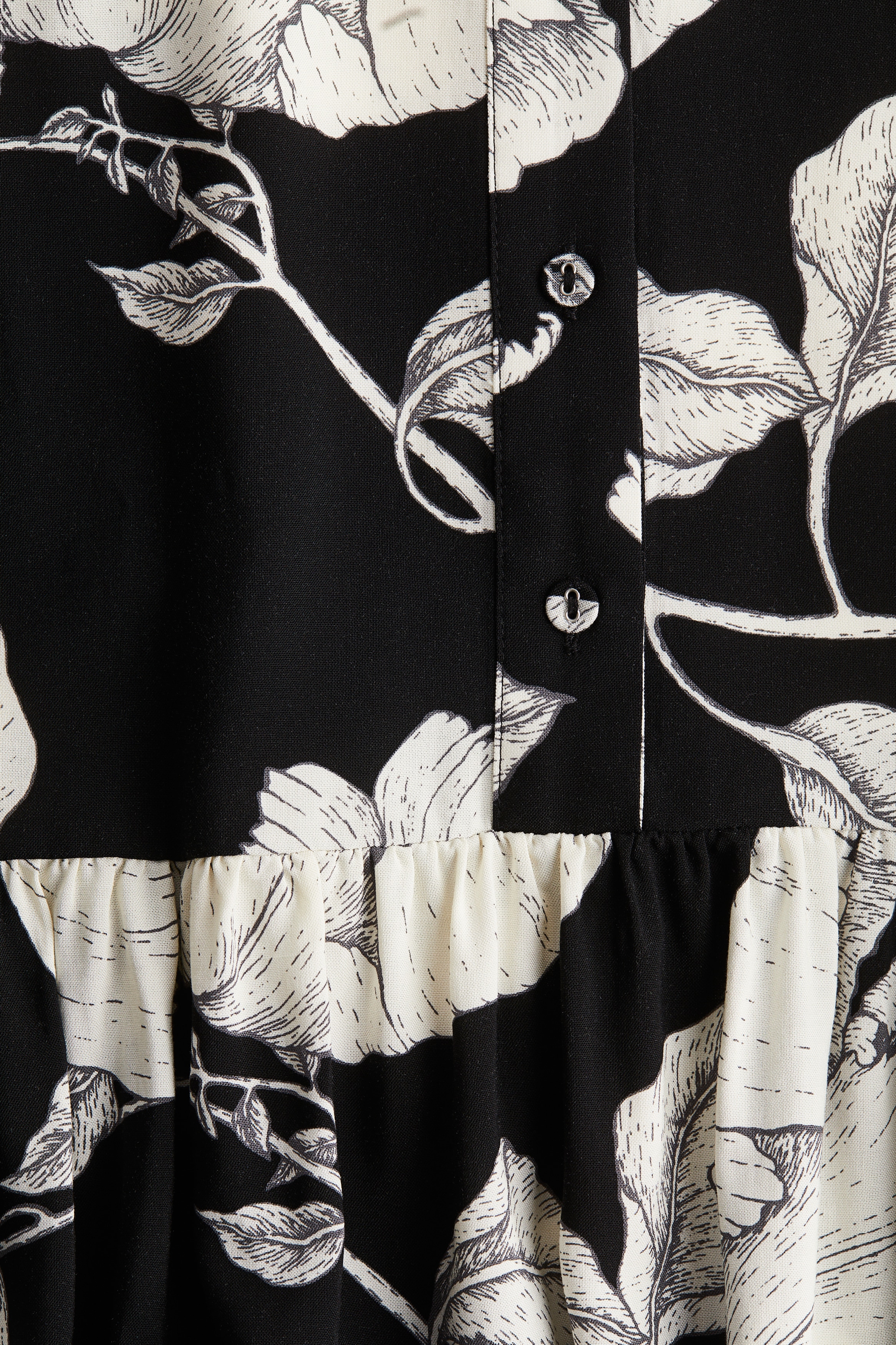 Patterned viscose dress